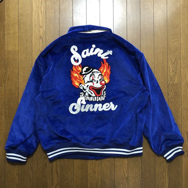 Japanese Brand Saint Michael Corduroy Jacket Blue | Grailed