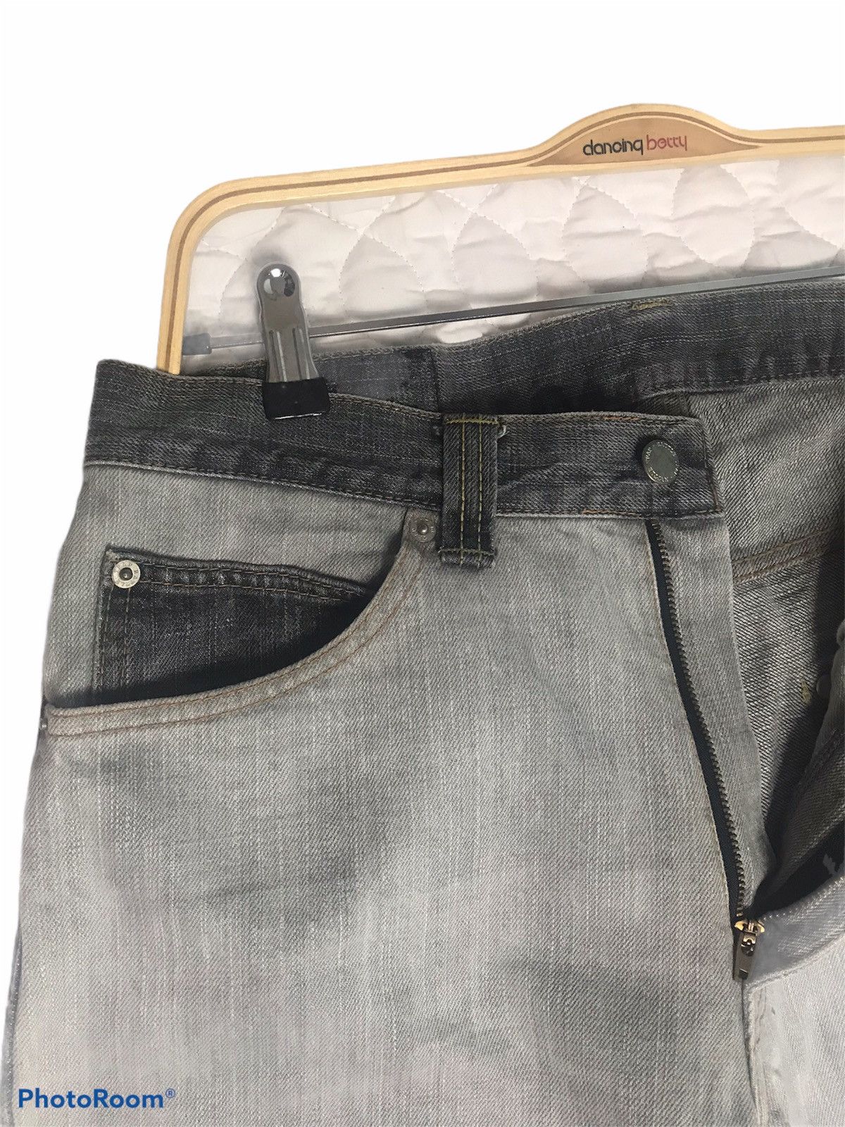 Japanese Brand Rattle Trap Denim Jeans 2 Tones Size US 31 - 4 Thumbnail