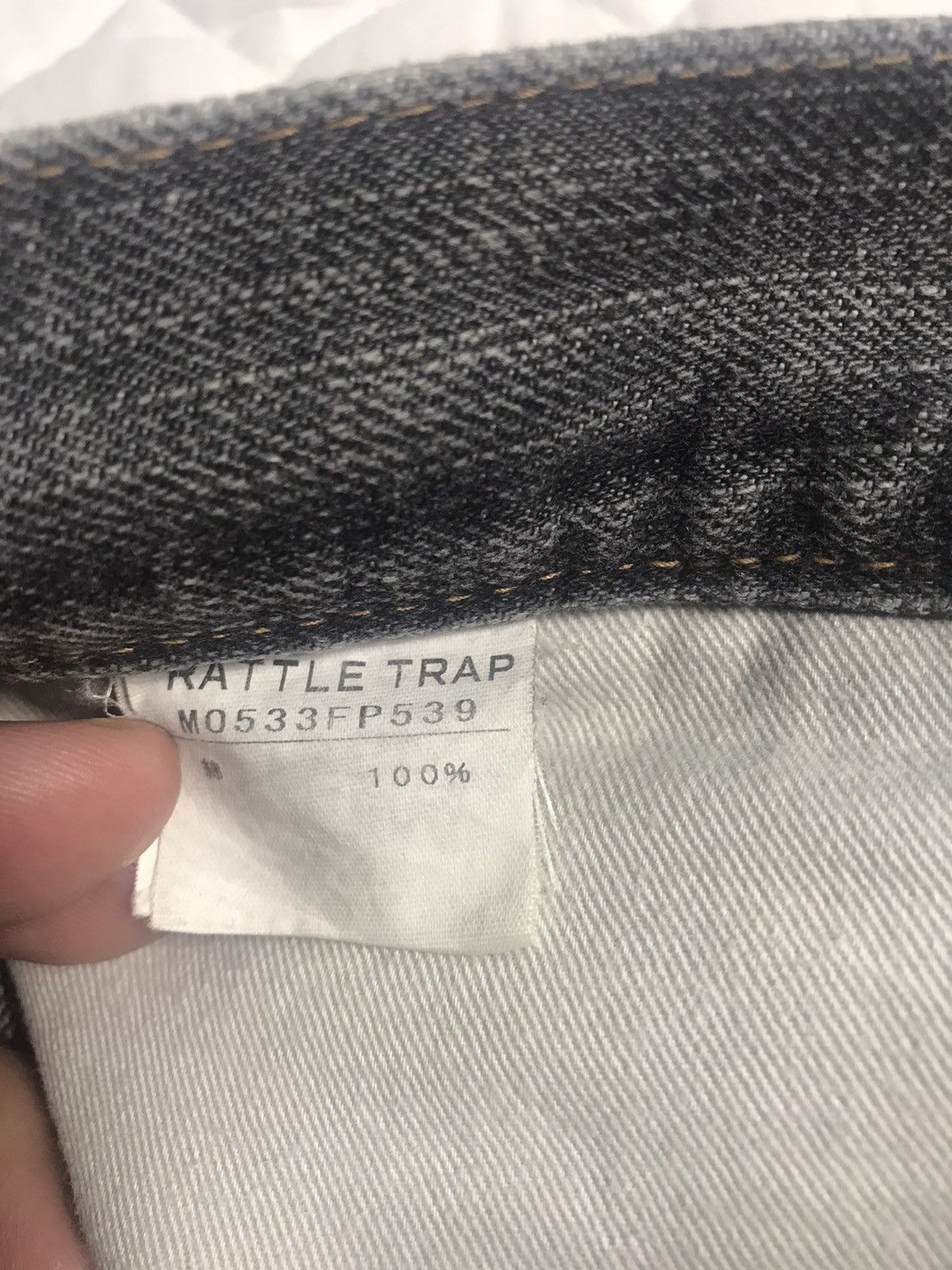 Japanese Brand Rattle Trap Denim Jeans 2 Tones Size US 31 - 8 Thumbnail