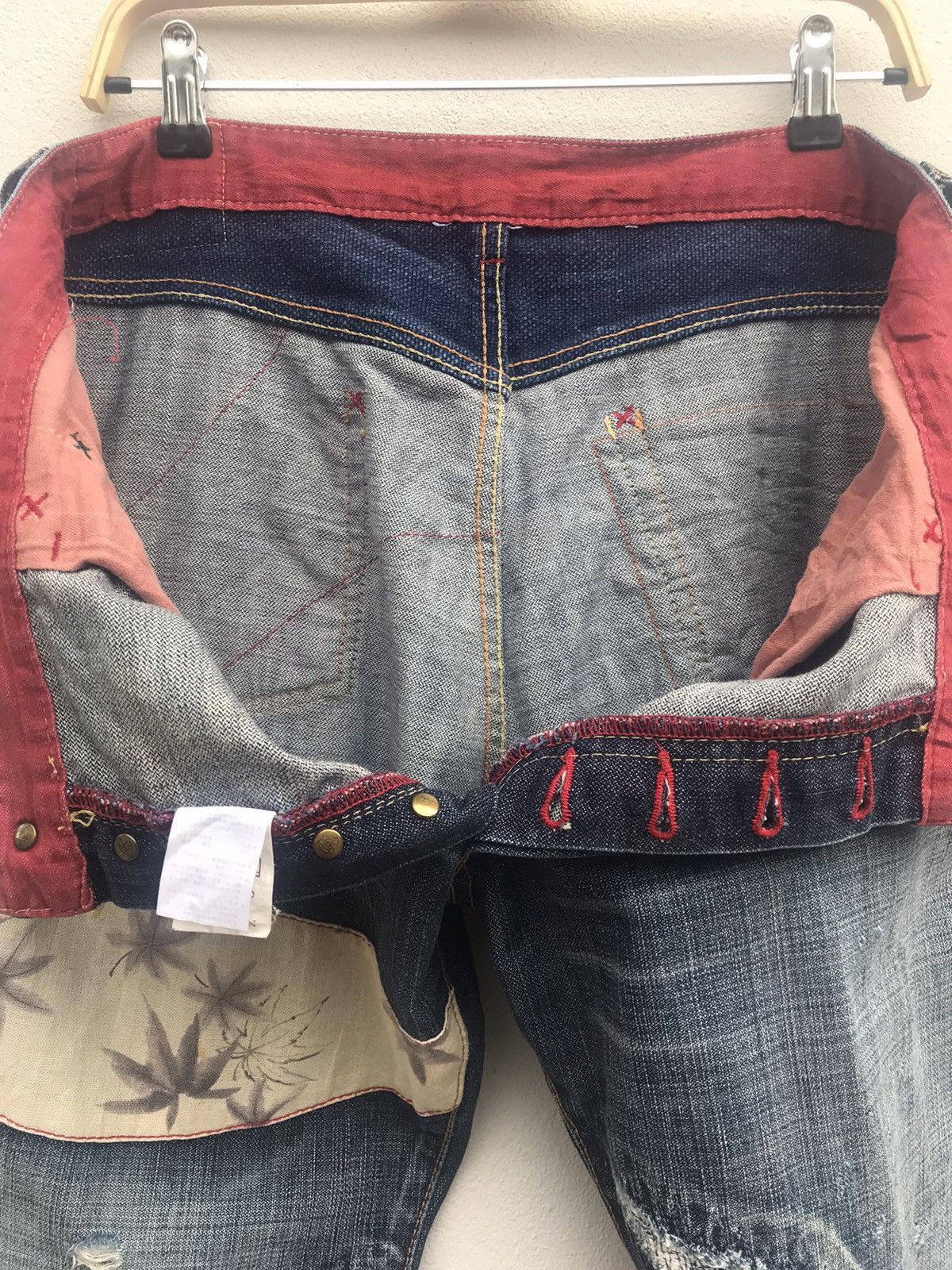 Eternal Eternal Patchwork Jeans Indigo Size US 34 / EU 50 - 12 Thumbnail