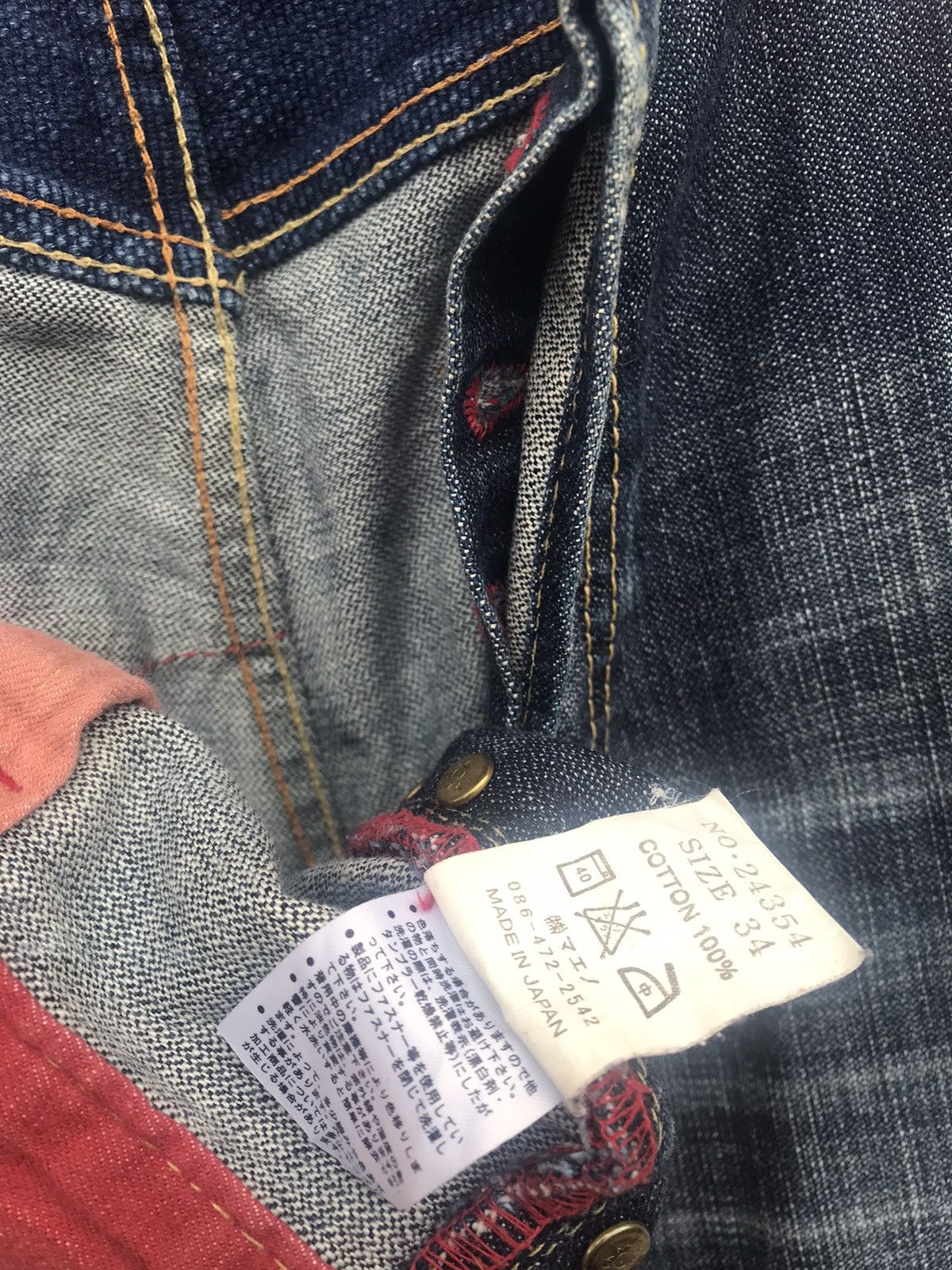 Eternal Eternal Patchwork Jeans Indigo Size US 34 / EU 50 - 11 Thumbnail