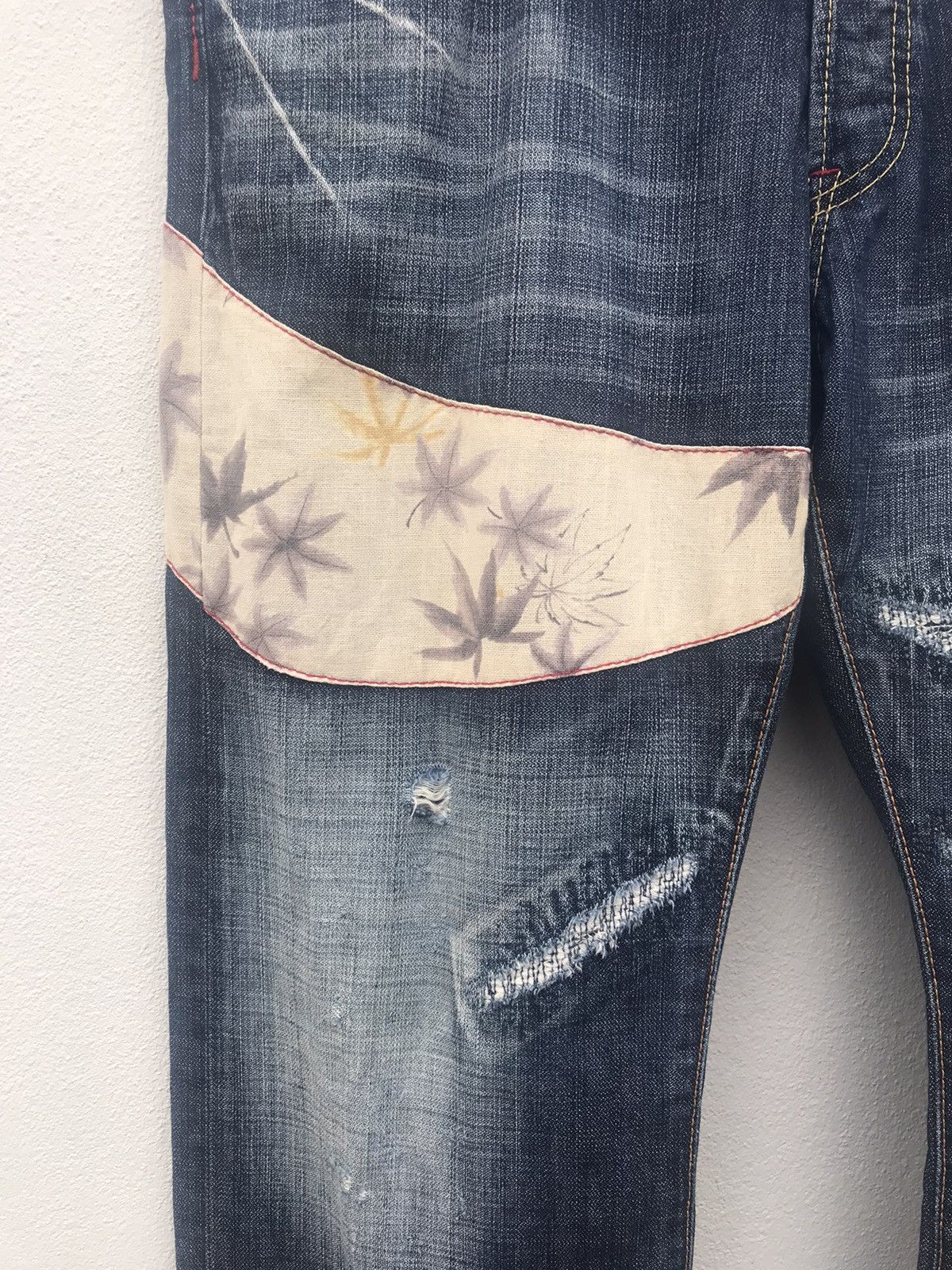 Eternal Eternal Patchwork Jeans Indigo Size US 34 / EU 50 - 5 Thumbnail