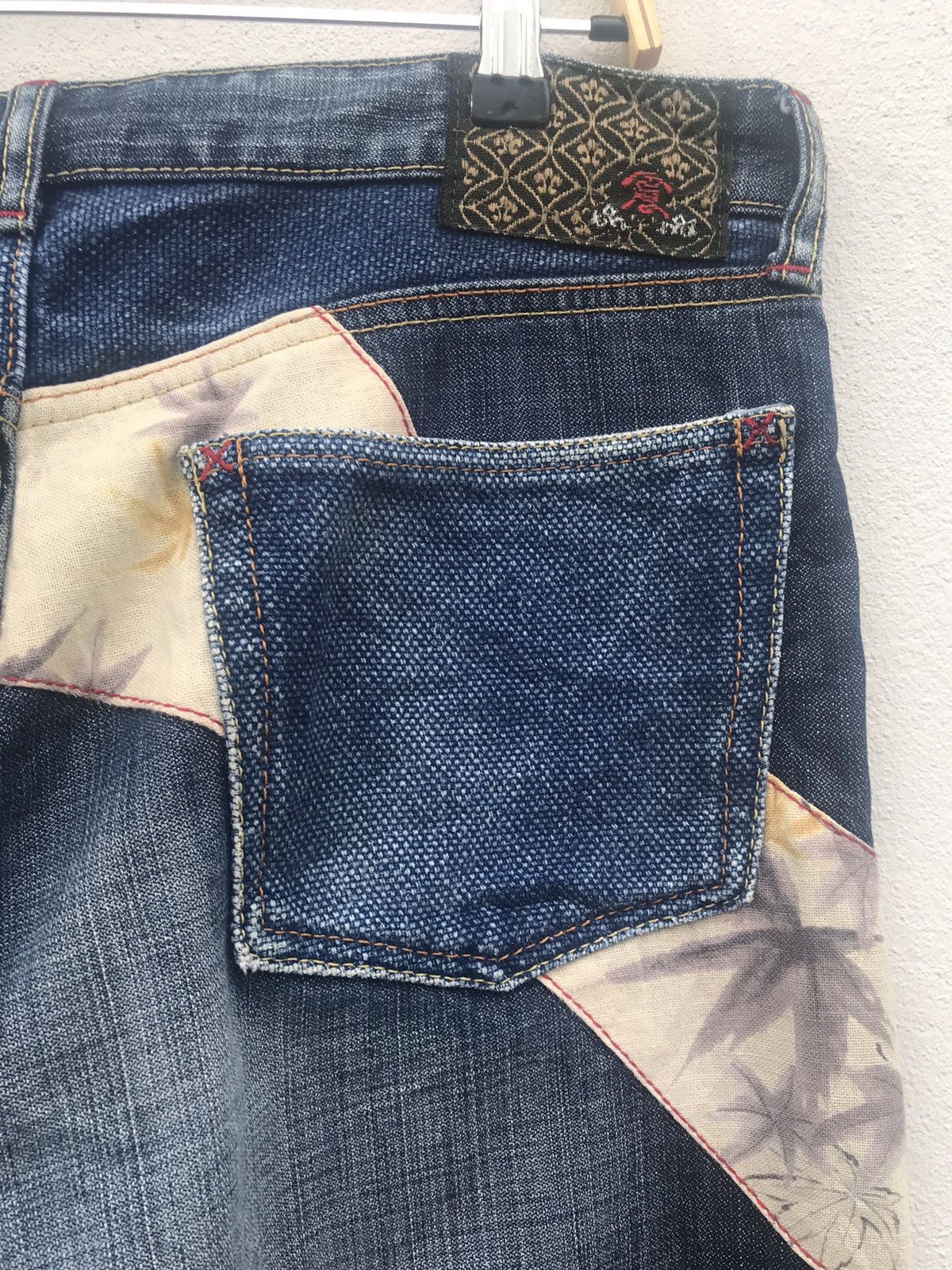 Eternal Eternal Patchwork Jeans Indigo Size US 34 / EU 50 - 7 Thumbnail