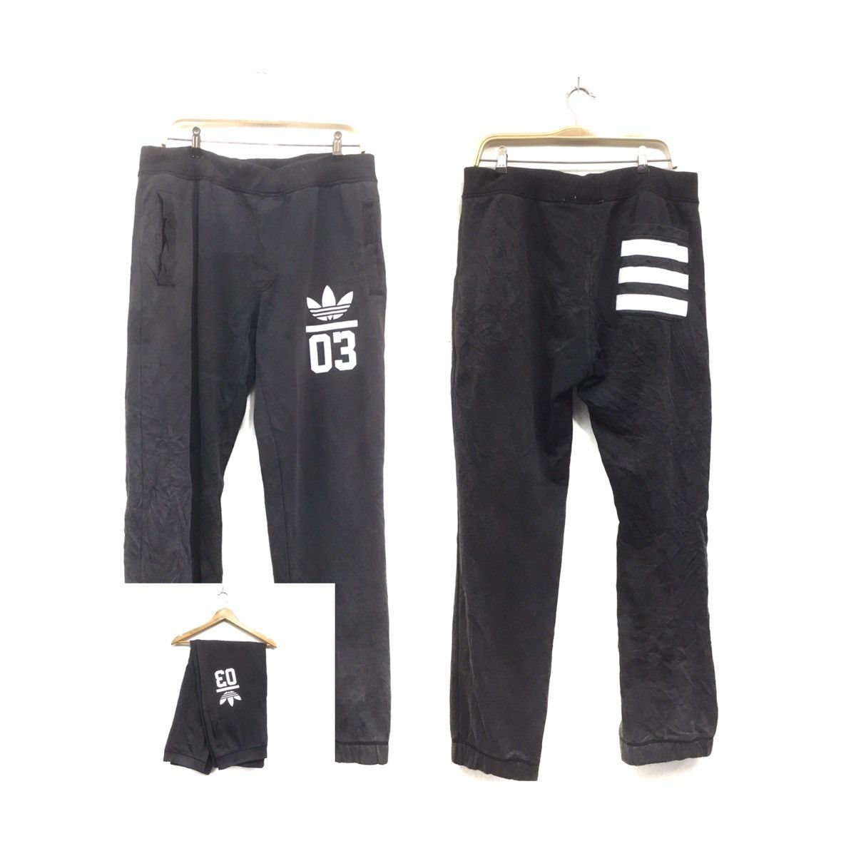 Adidas × Vintage Adidas SweatPants Joggers WarmUp Track Double Pocket Size US 28 / EU 44 - 1 Thumbnail