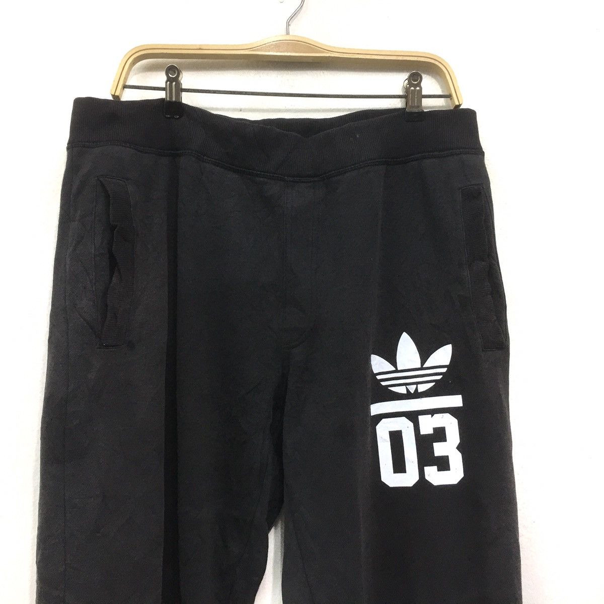 Adidas × Vintage Adidas SweatPants Joggers WarmUp Track Double Pocket Size US 28 / EU 44 - 4 Thumbnail