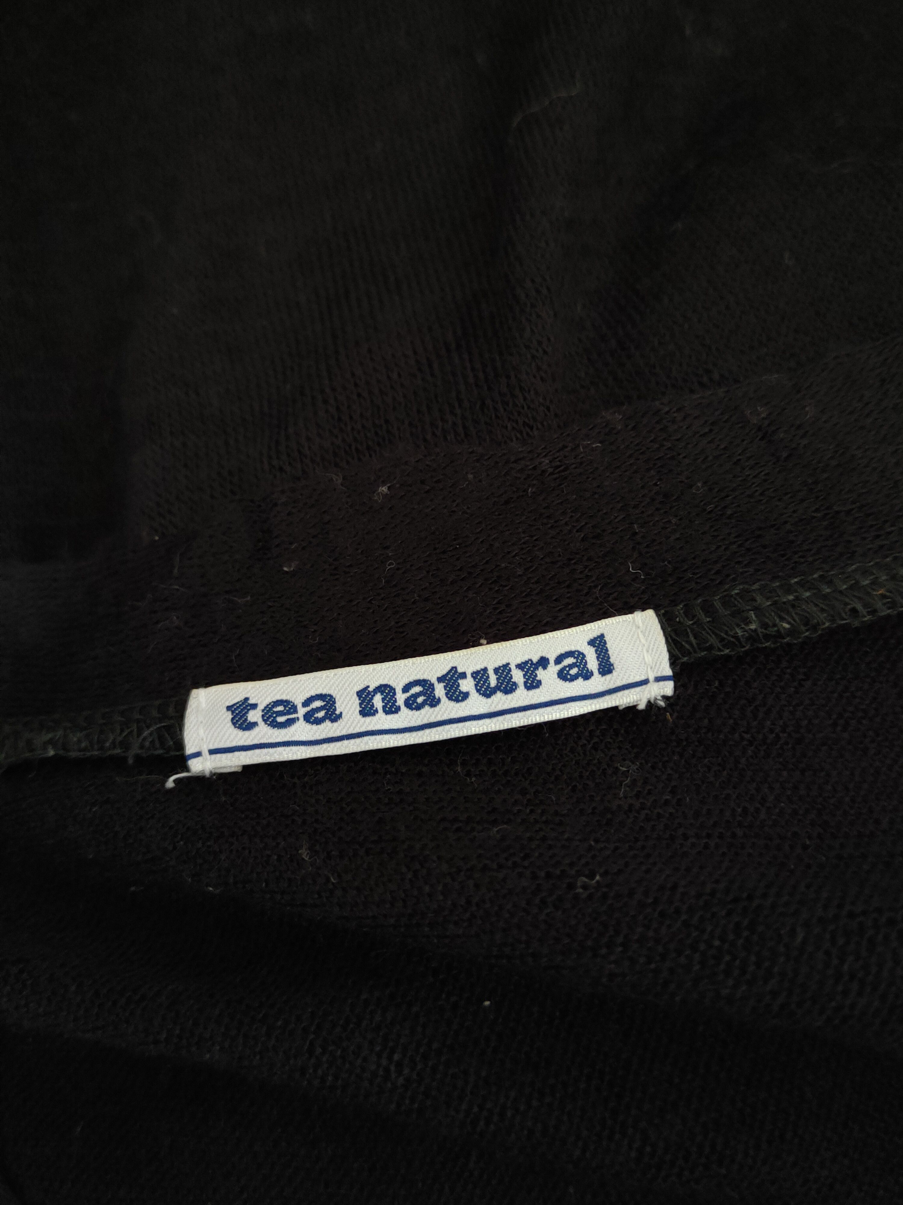 Japanese Brand Tea Natural Black Knitwear Cardigan #S1237 Size L / US 10 / IT 46 - 11 Thumbnail