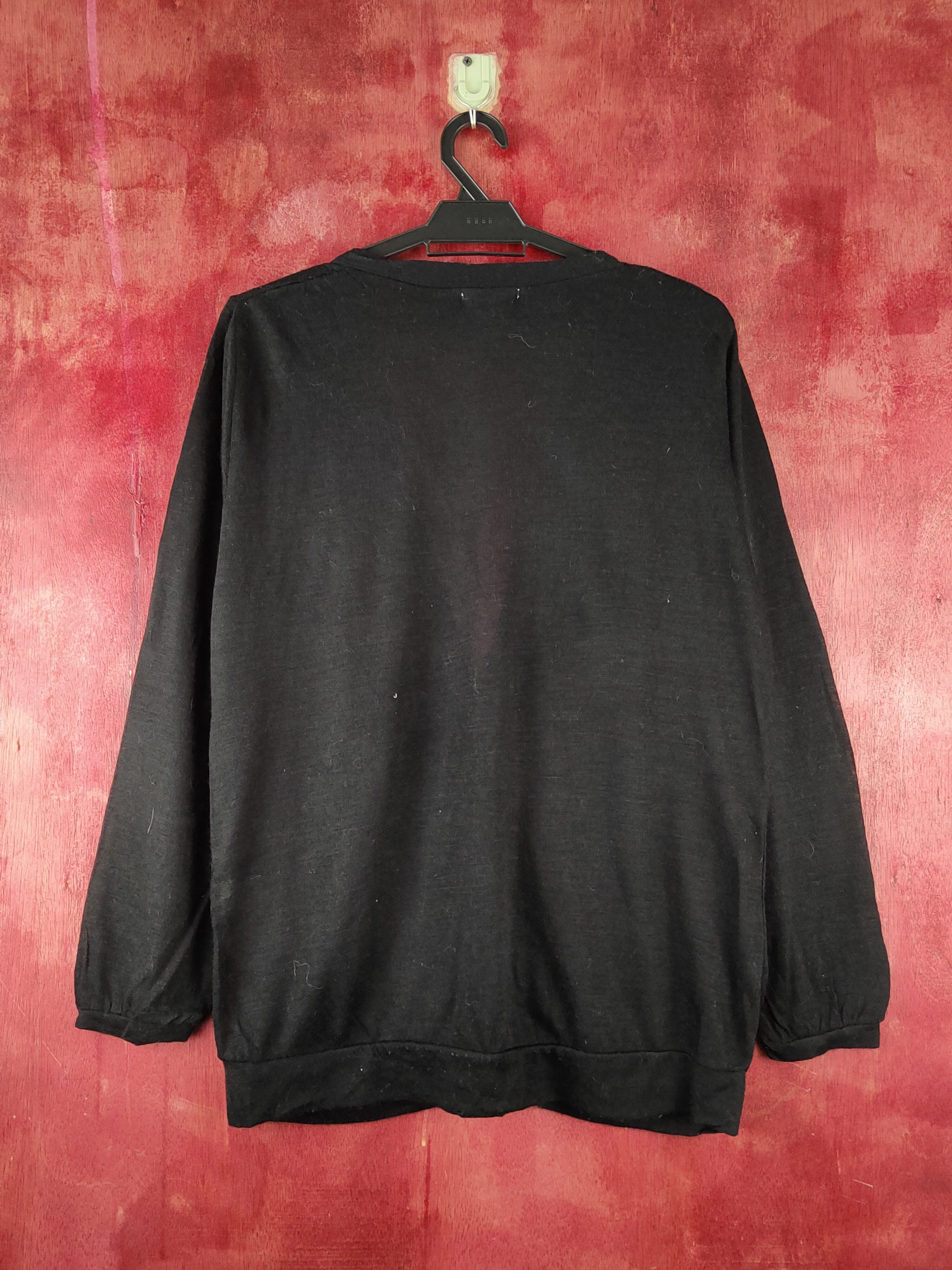 Japanese Brand Tea Natural Black Knitwear Cardigan #S1237 Size L / US 10 / IT 46 - 7 Thumbnail