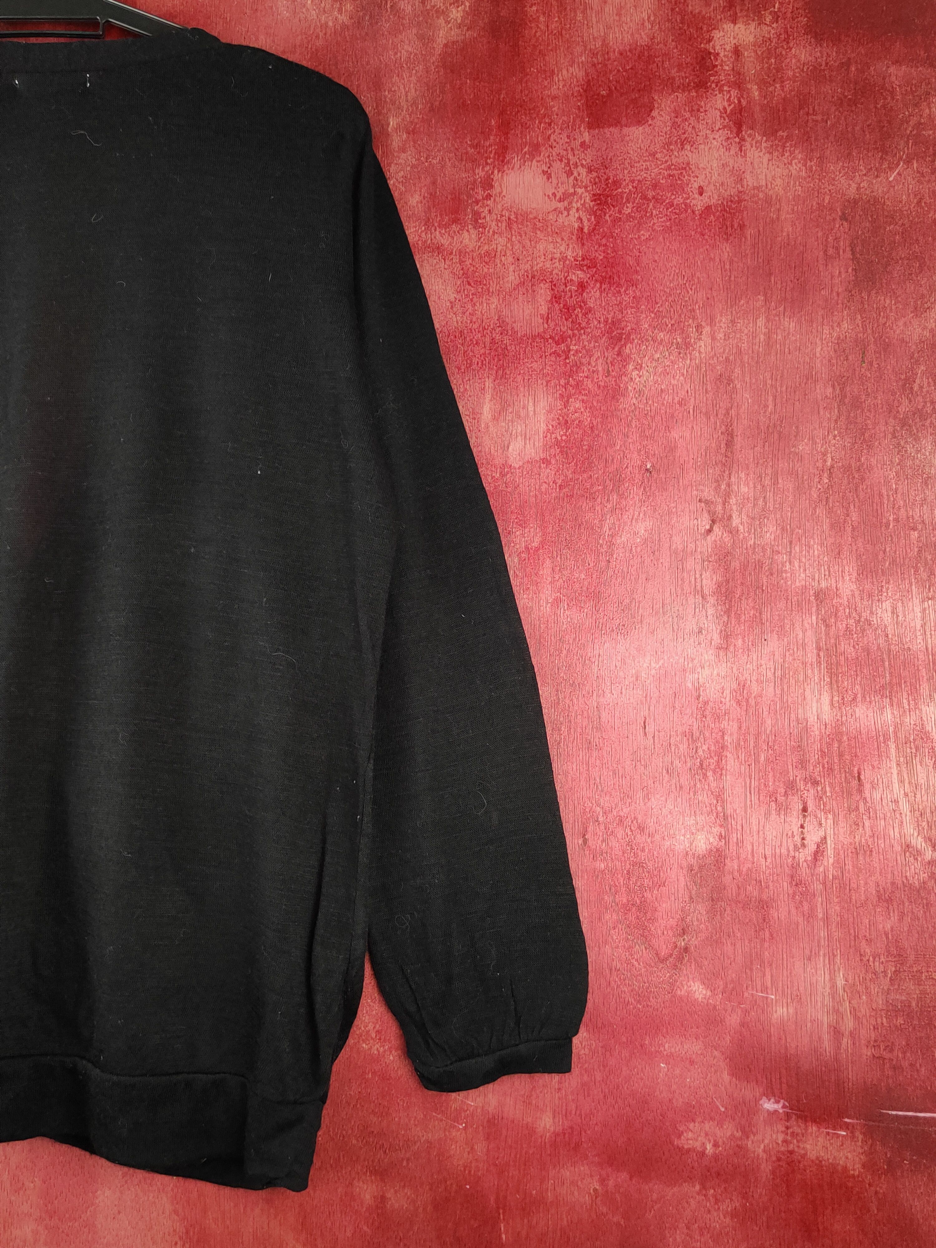 Japanese Brand Tea Natural Black Knitwear Cardigan #S1237 Size L / US 10 / IT 46 - 9 Thumbnail