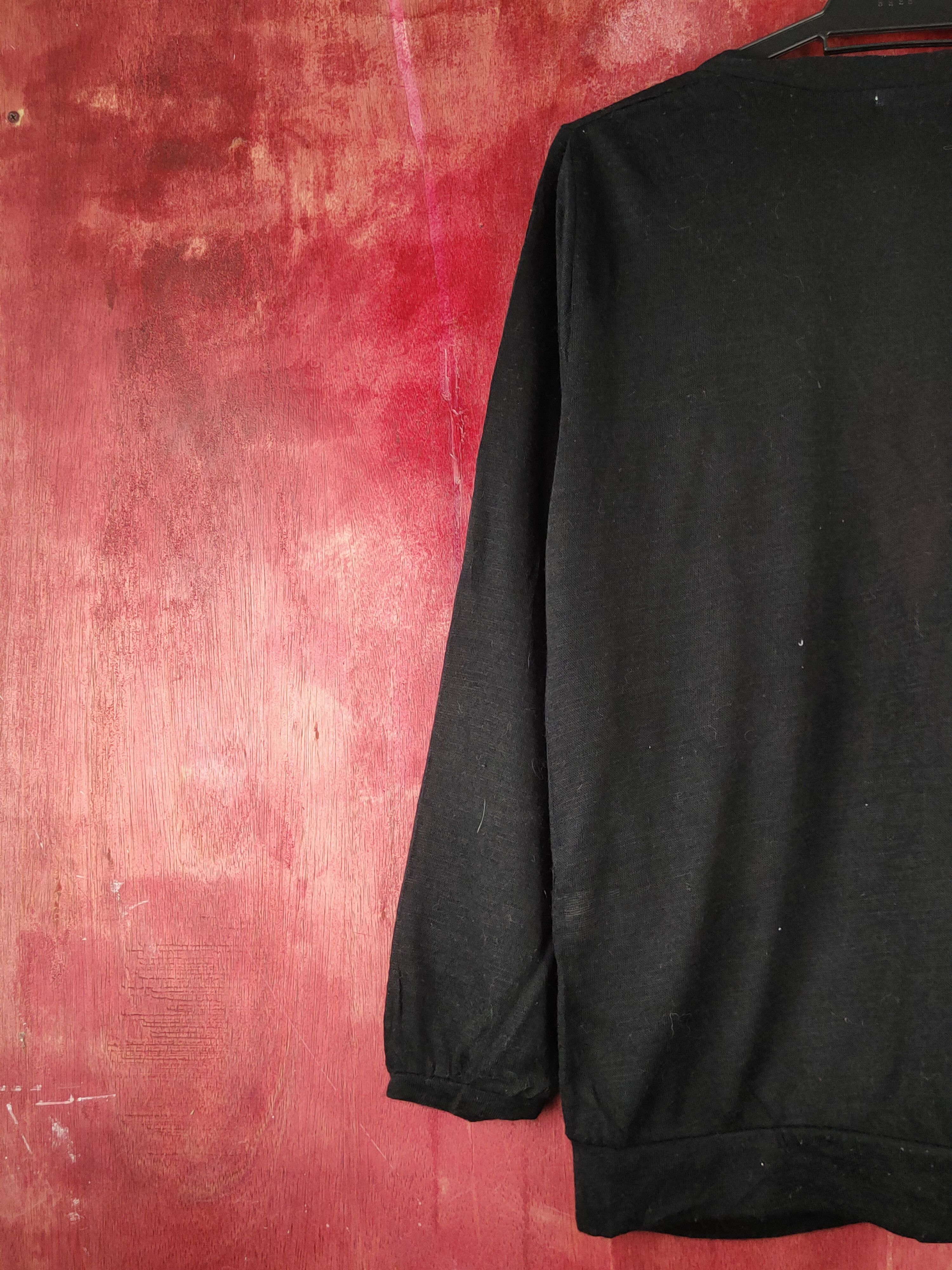 Japanese Brand Tea Natural Black Knitwear Cardigan #S1237 Size L / US 10 / IT 46 - 8 Thumbnail