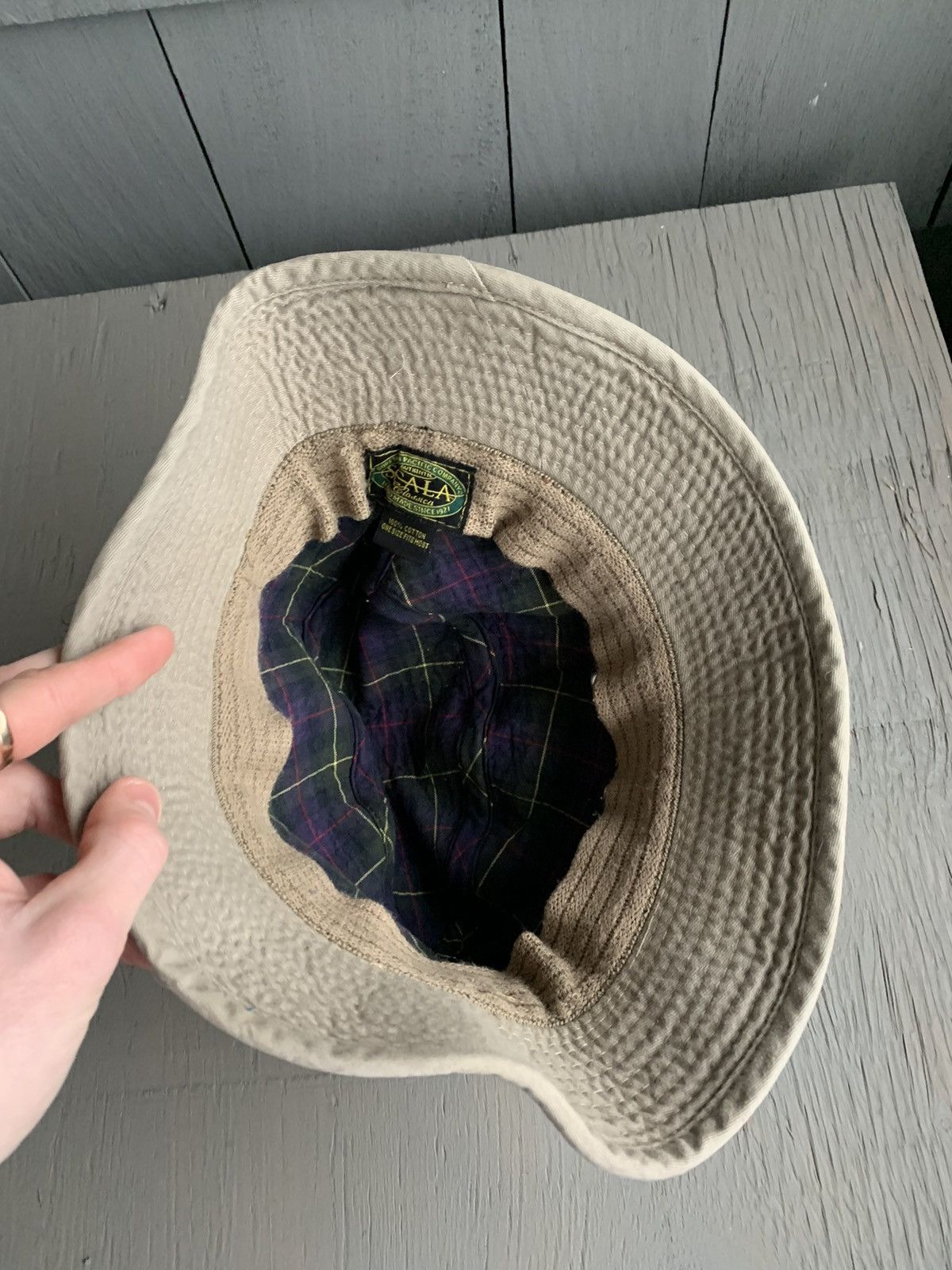 Other × Vintage Vintage Scala Brimmed Cotton Explorer Excavator Bucket Hat Size ONE SIZE - 8 Thumbnail