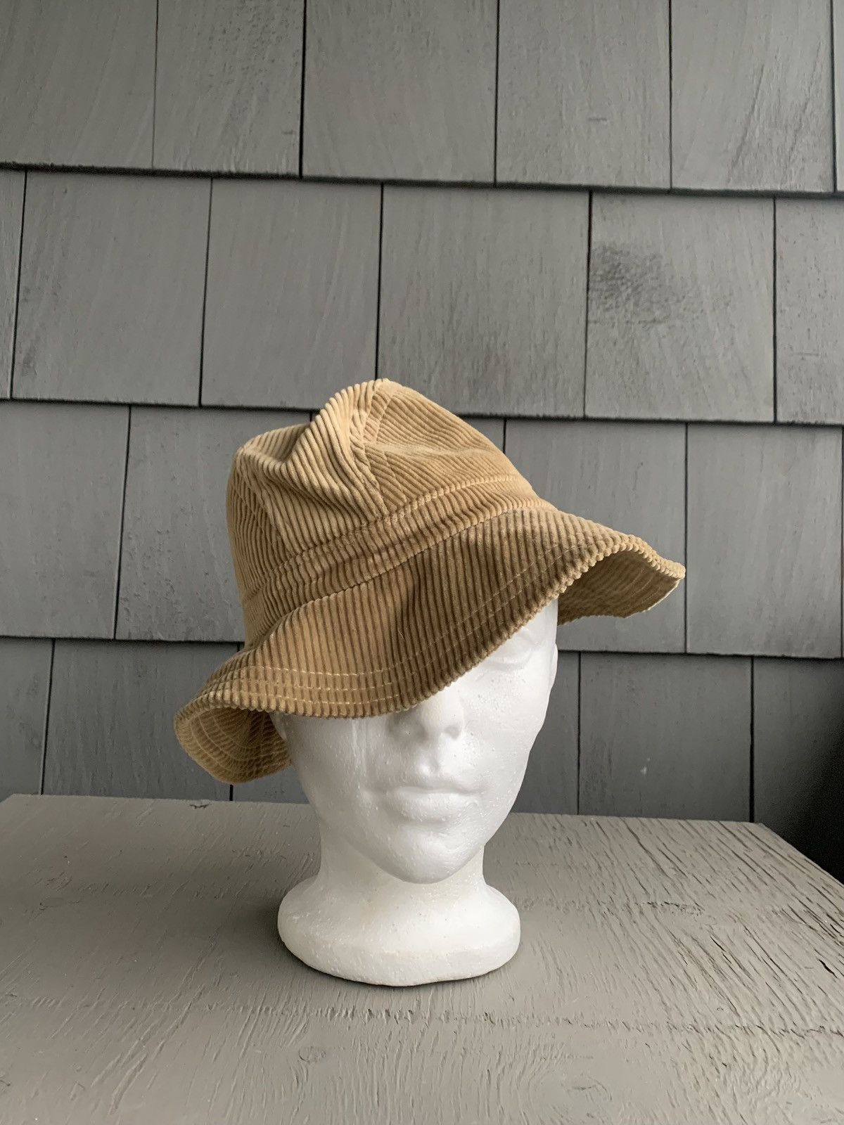 Vintage Vintage Brown Cordury Bucket Brimmed Hat Union Made in USA Size ONE SIZE - 1 Thumbnail