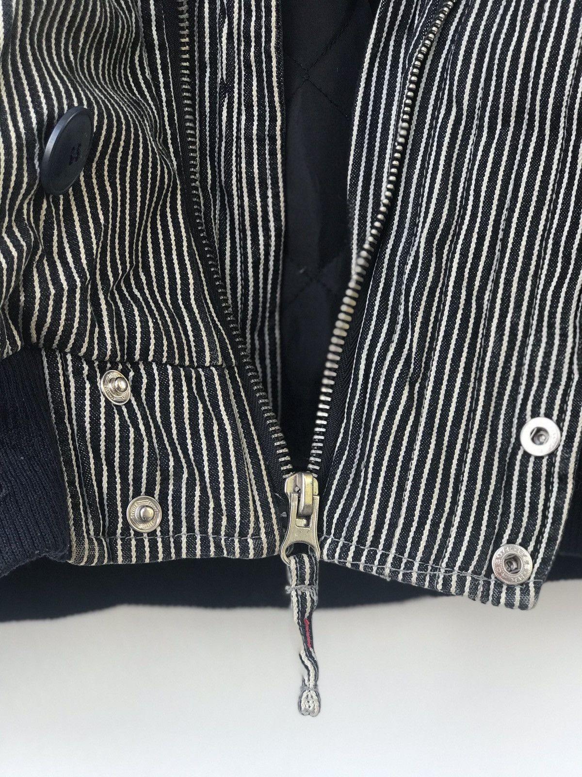 Japanese Brand Dog House Wabash Stripe Bomber Jacket Hoodie Size US M / EU 48-50 / 2 - 5 Thumbnail