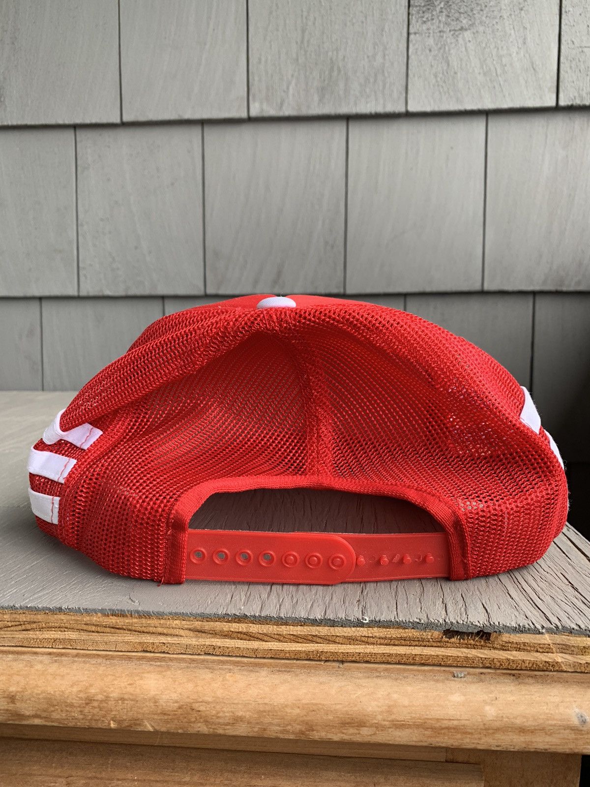 Vintage 1980s Texaco Gas Trucker Hat Vintage 3 Stripe Chief Keef 90 Size ONE SIZE - 5 Thumbnail
