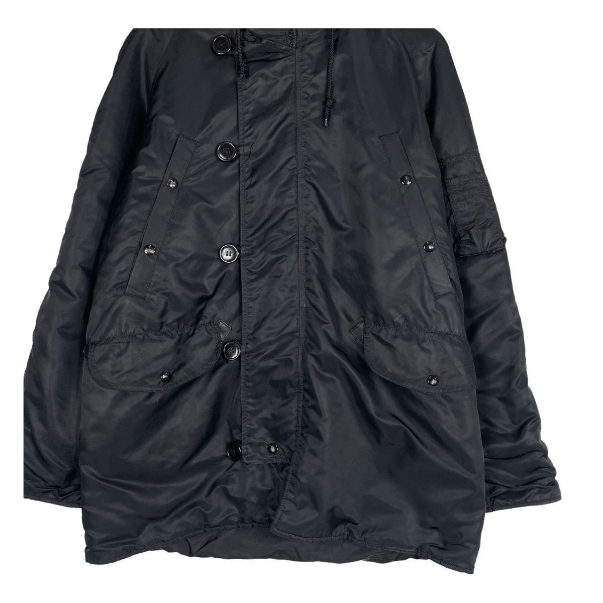Alpha Industries 💥N3B ALPHA INDUSTRIES FUR HOODIE PARKA JACKET Size US M / EU 48-50 / 2 - 6 Thumbnail