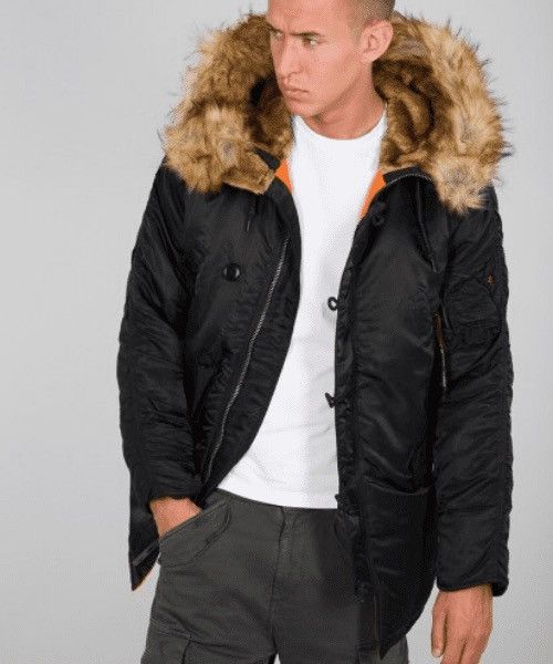 Alpha Industries 💥N3B ALPHA INDUSTRIES FUR HOODIE PARKA JACKET Size US M / EU 48-50 / 2 - 1 Thumbnail