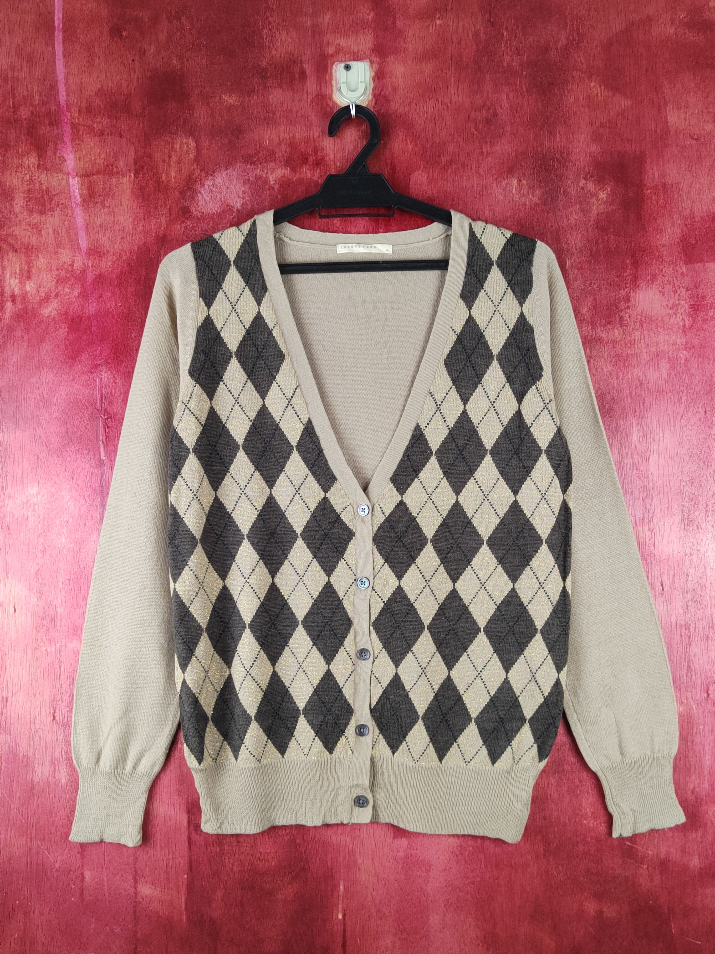 Japanese Brand × LOWRYS FARM Lowrys Farm Brown Knitwear Cardigan #S1236 Size M / US 6-8 / IT 42-44 - 1 Thumbnail