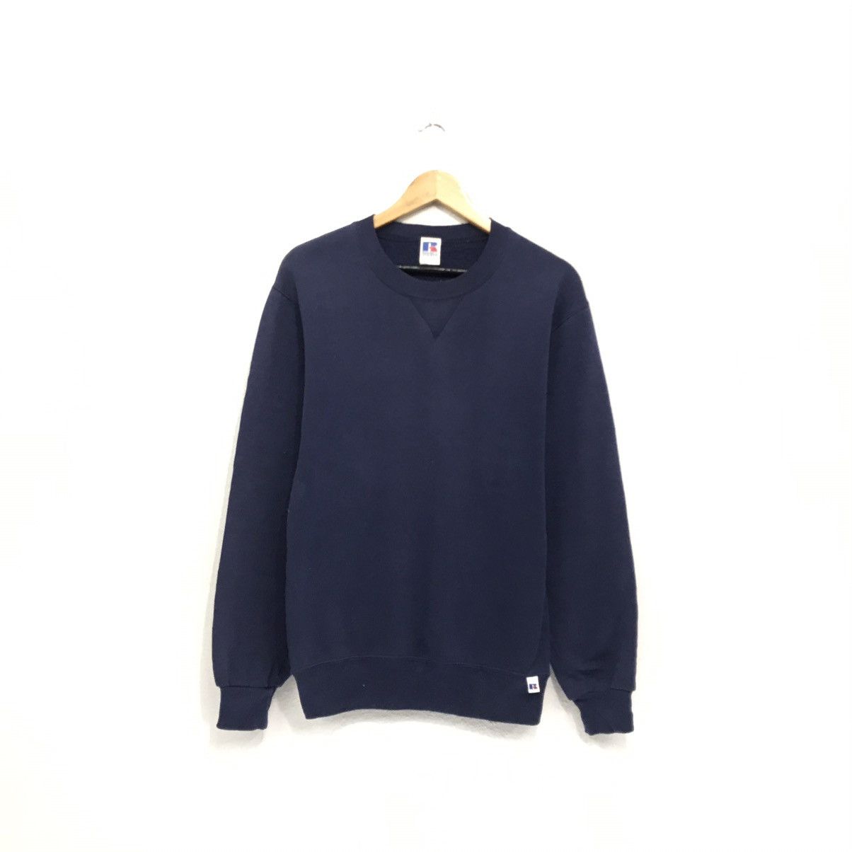 Russell Athletic Vintage Plain Sweatshirt Russell Crewneck Sweater Blank Size US M / EU 48-50 / 2 - 2 Thumbnail