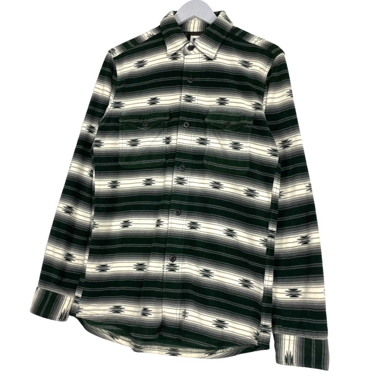 Flannel × Japanese Brand 💥NATIVE FLANNEL BUTTON SHIRT BY UNIQLO Size US L / EU 52-54 / 3 - 2 Thumbnail