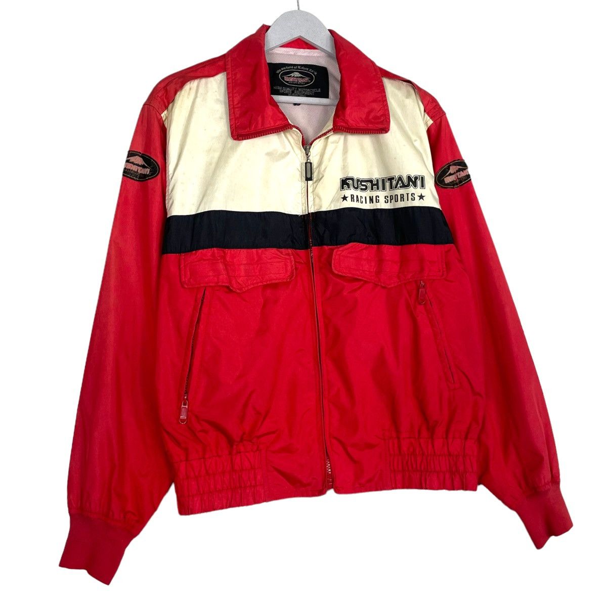 Japanese Brand 💥90s JAPAN KUSHITANI RACING TEAM USA MOTORSPORT JACKET Size US M / EU 48-50 / 2 - 3 Thumbnail