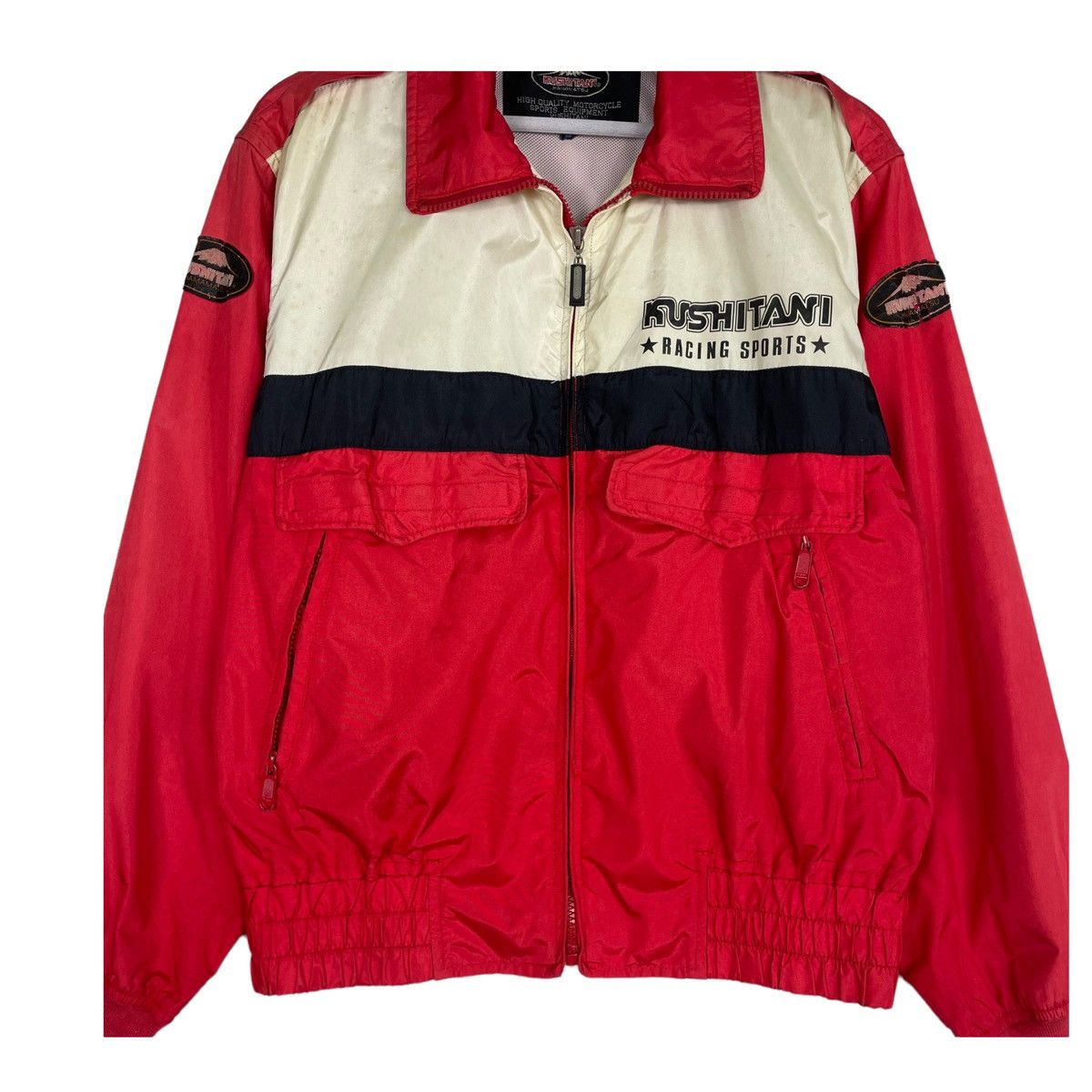 Japanese Brand 💥90s JAPAN KUSHITANI RACING TEAM USA MOTORSPORT JACKET Size US M / EU 48-50 / 2 - 5 Thumbnail