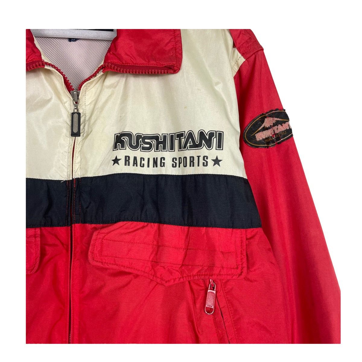 Japanese Brand 💥90s JAPAN KUSHITANI RACING TEAM USA MOTORSPORT JACKET Size US M / EU 48-50 / 2 - 6 Thumbnail