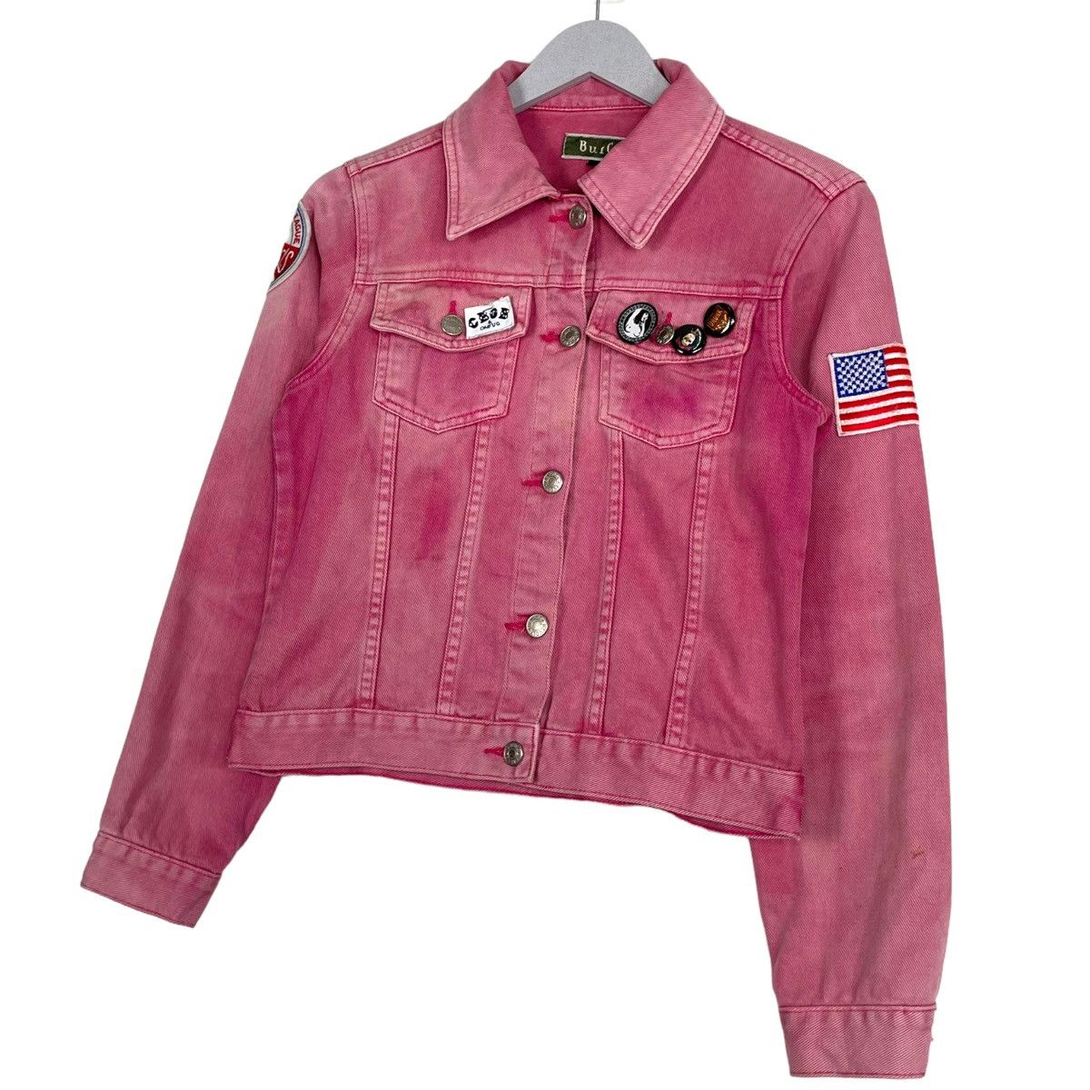 Hysteric Glamour × Japanese Brand 💥JAPAN BURLS CROPPED INSPIRED HYSTERIC GLAMOUR JACKET Size S / US 4 / IT 40 - 2 Thumbnail