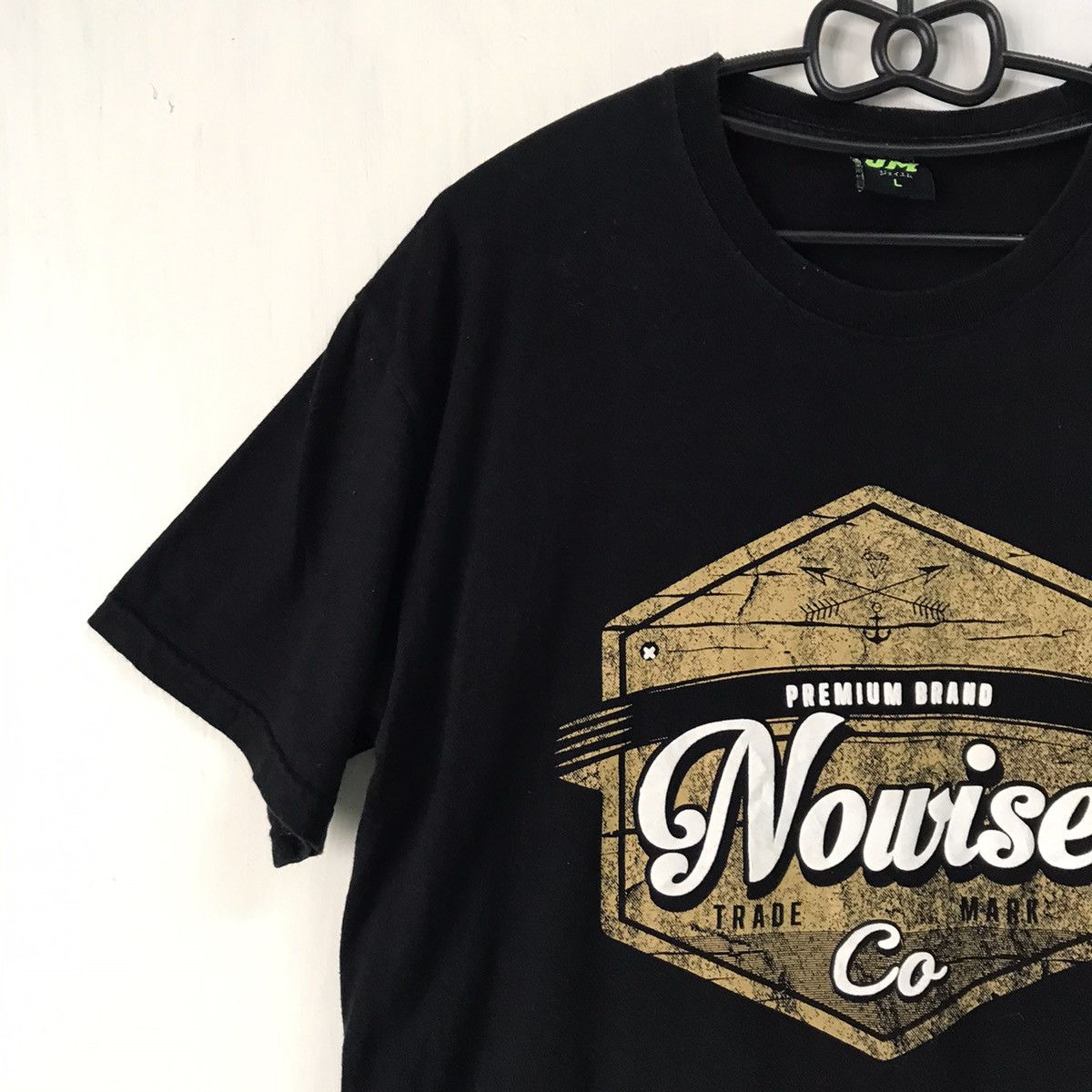 Japanese Brand Premium brand nowise trade mark JM tshirt Size US M / EU 48-50 / 2 - 2 Thumbnail