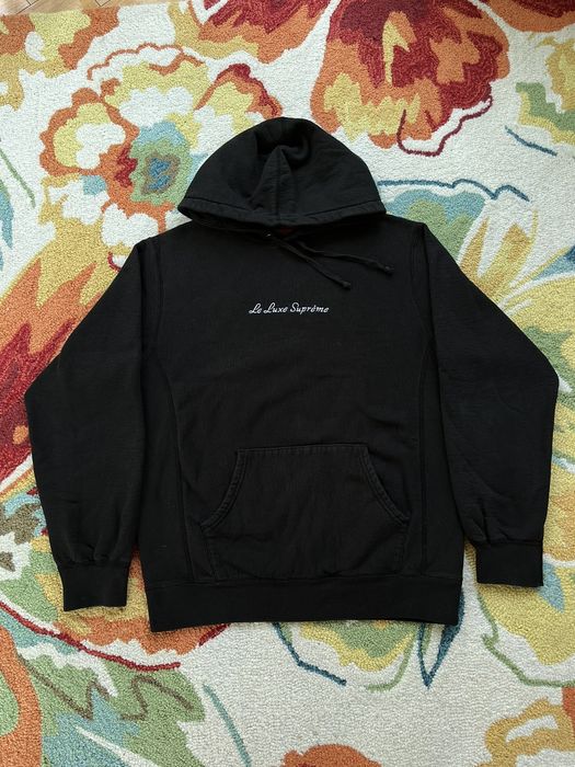 Supreme Supreme Le Luxe Hoodie SS19 Black | Grailed