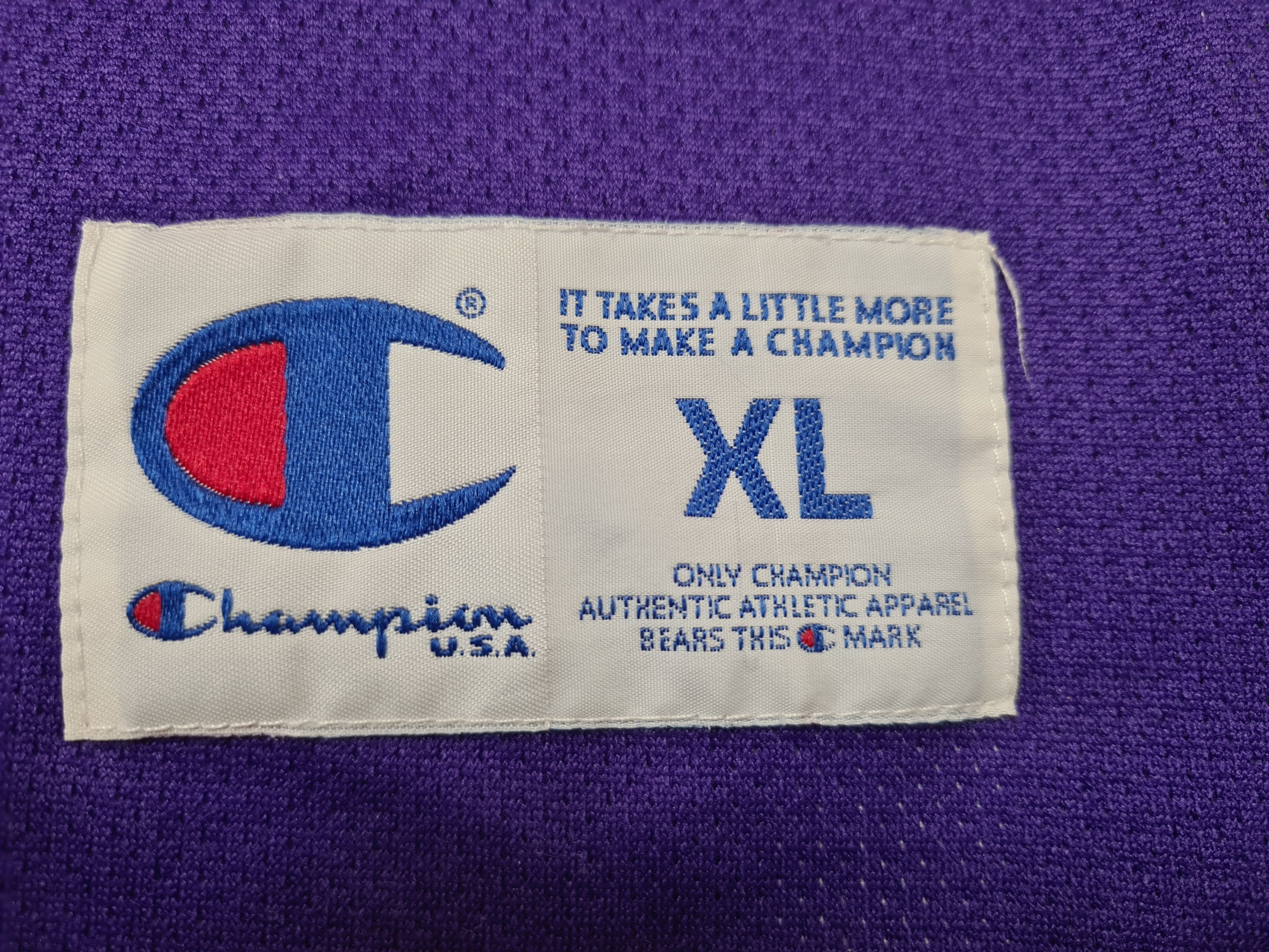 Champion LA LAKERS VINTAGE SHAQUILLE O'Neal CHAMPION BASKETBALL SHIRT Size US XL / EU 56 / 4 - 6 Thumbnail