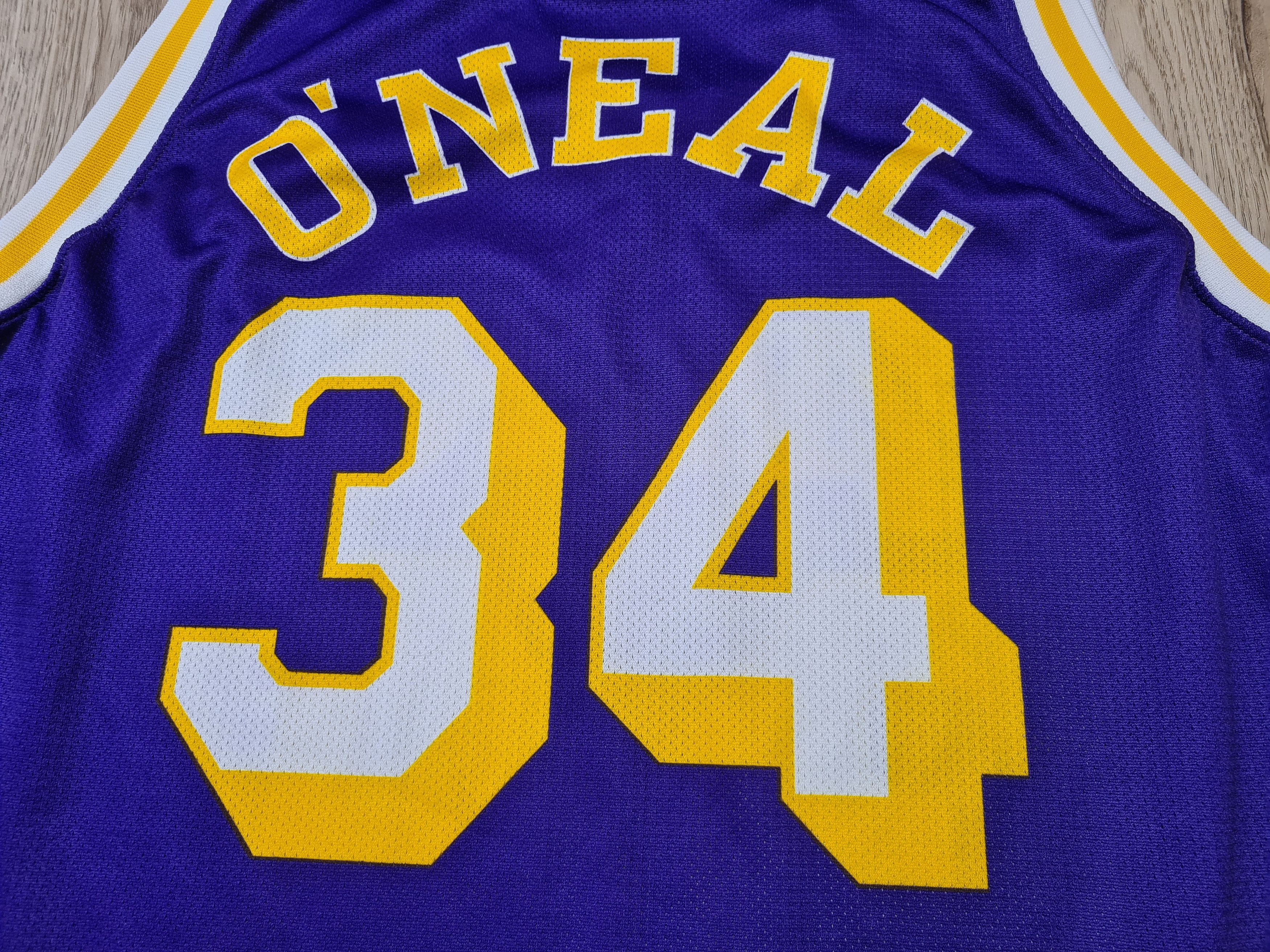 Champion LA LAKERS VINTAGE SHAQUILLE O'Neal CHAMPION BASKETBALL SHIRT Size US XL / EU 56 / 4 - 4 Thumbnail