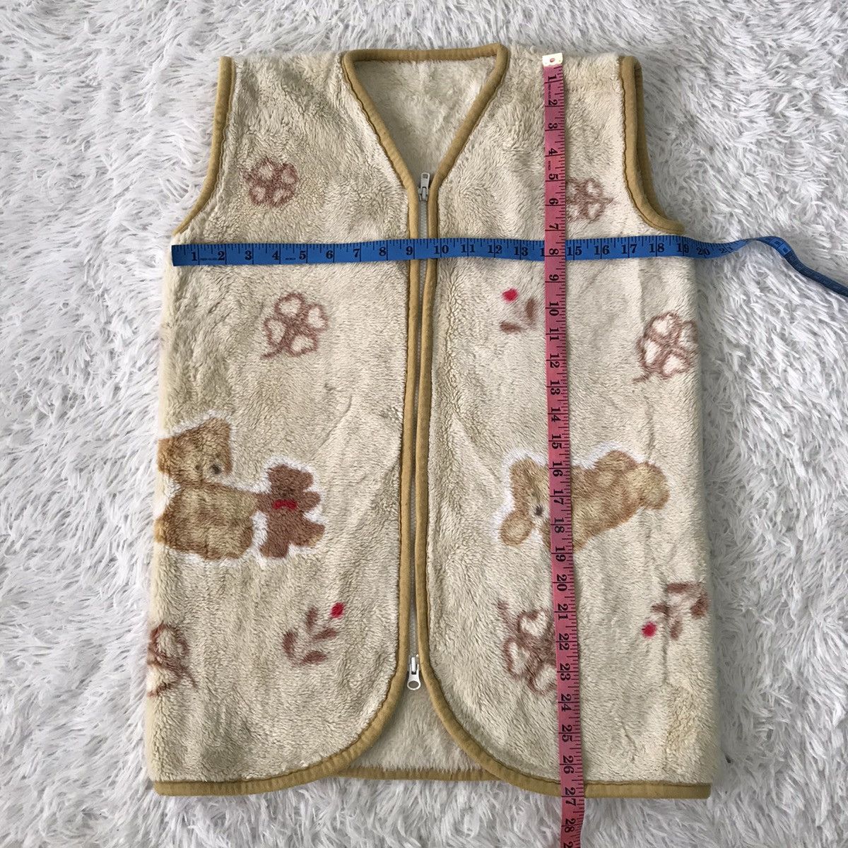 Japanese Brand Vintage Bear in the world fleece vest Size US S / EU 44-46 / 1 - 14 Thumbnail