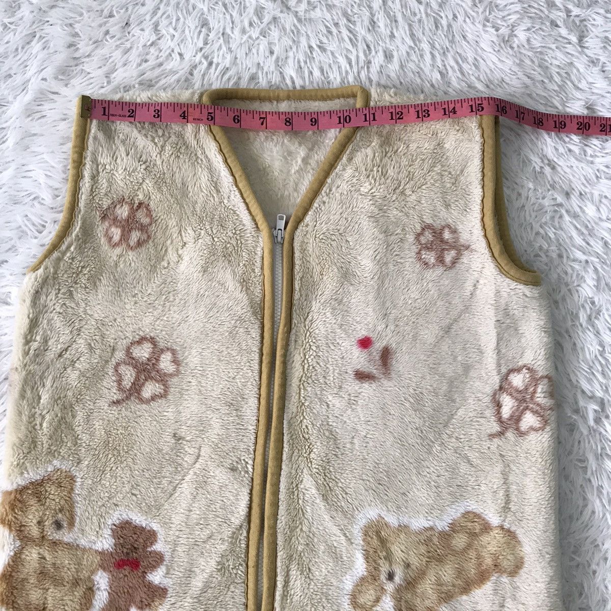 Japanese Brand Vintage Bear in the world fleece vest Size US S / EU 44-46 / 1 - 15 Thumbnail