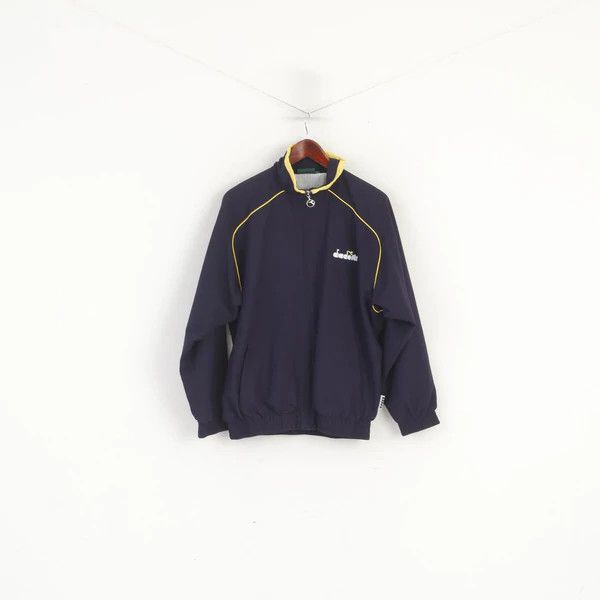 Diadora Diadora Men S Jacket Navy Bomber Vintage Top 5519 Size US S / EU 44-46 / 1 - 2 Thumbnail
