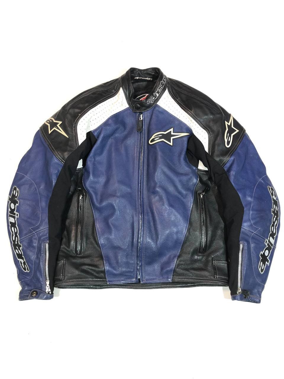 Alpinestars Racing Moto Leather Jacket Vintage