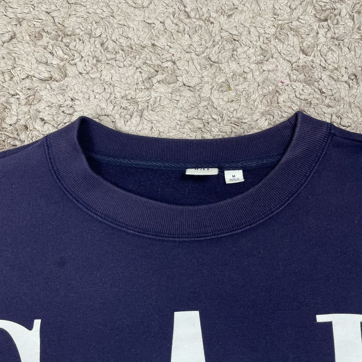 Gap × Vintage Vintage Faded Gap Big Printed Spellout Sweatshirt Size US M / EU 48-50 / 2 - 6 Thumbnail