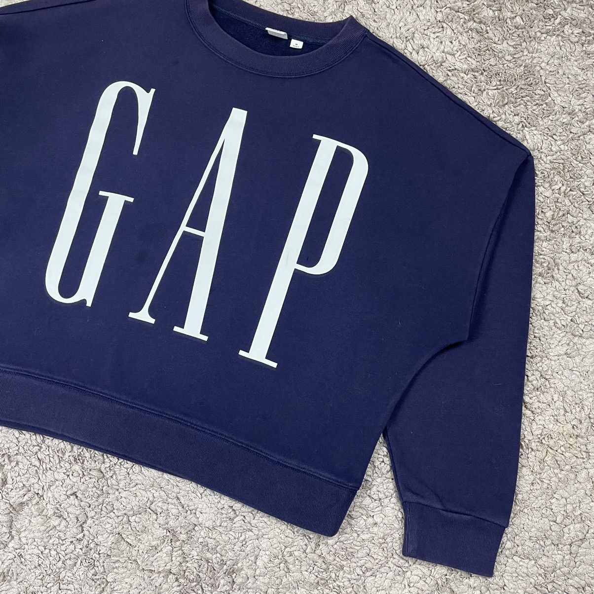 Gap × Vintage Vintage Faded Gap Big Printed Spellout Sweatshirt Size US M / EU 48-50 / 2 - 4 Thumbnail