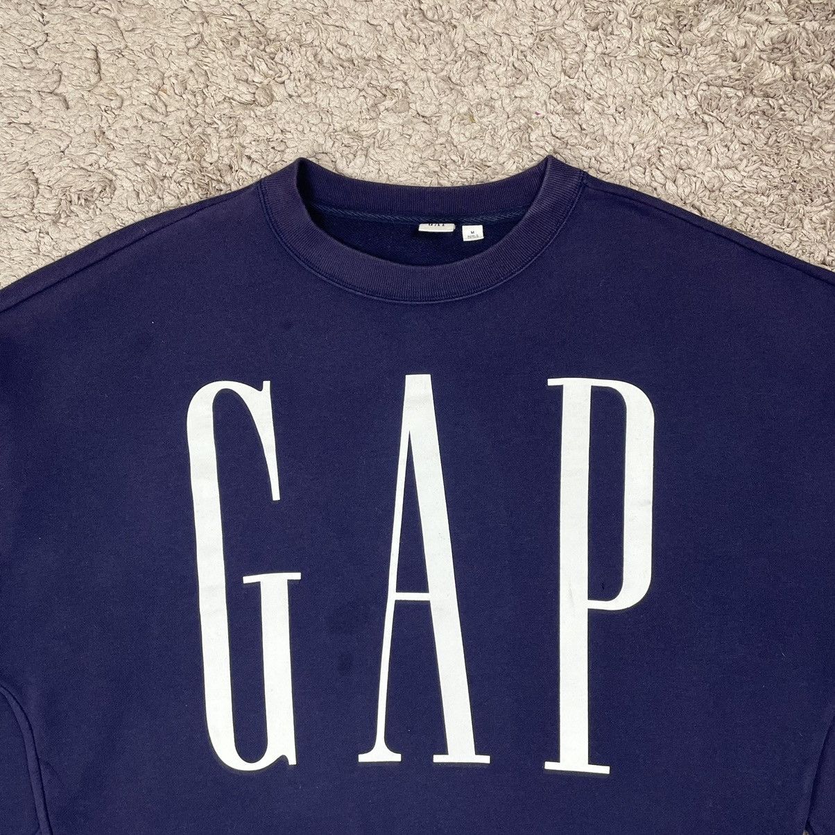 Gap × Vintage Vintage Faded Gap Big Printed Spellout Sweatshirt Size US M / EU 48-50 / 2 - 5 Thumbnail