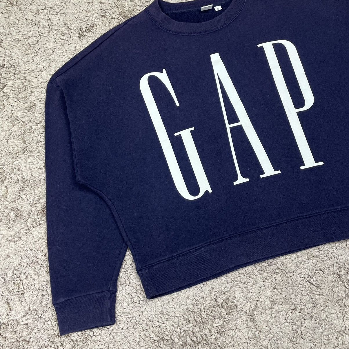 Gap × Vintage Vintage Faded Gap Big Printed Spellout Sweatshirt Size US M / EU 48-50 / 2 - 3 Thumbnail