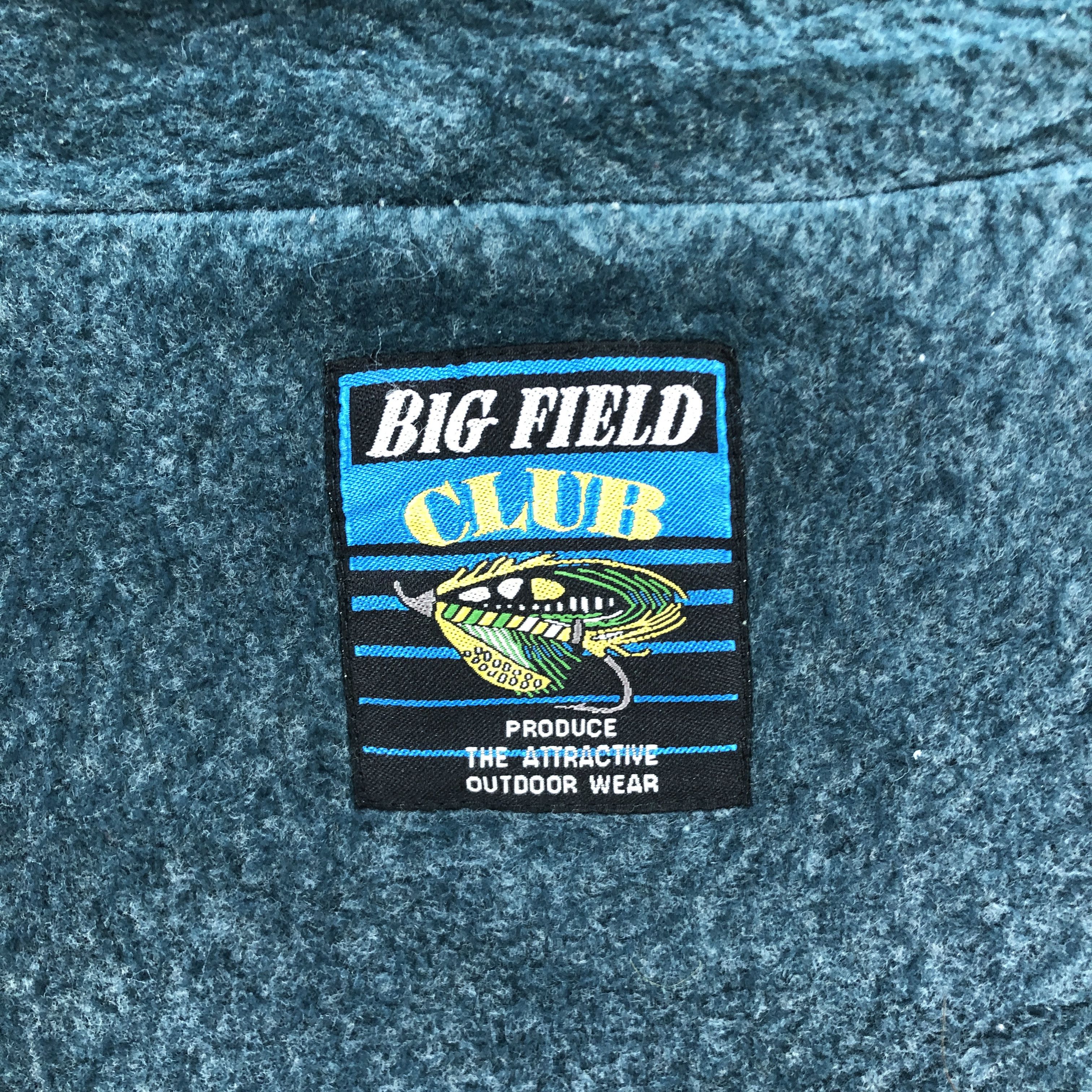 Japanese Brand × Vintage Vintage Big Field Fleece Jacket Outdoor Reversible Jackets Size US L / EU 52-54 / 3 - 6 Thumbnail