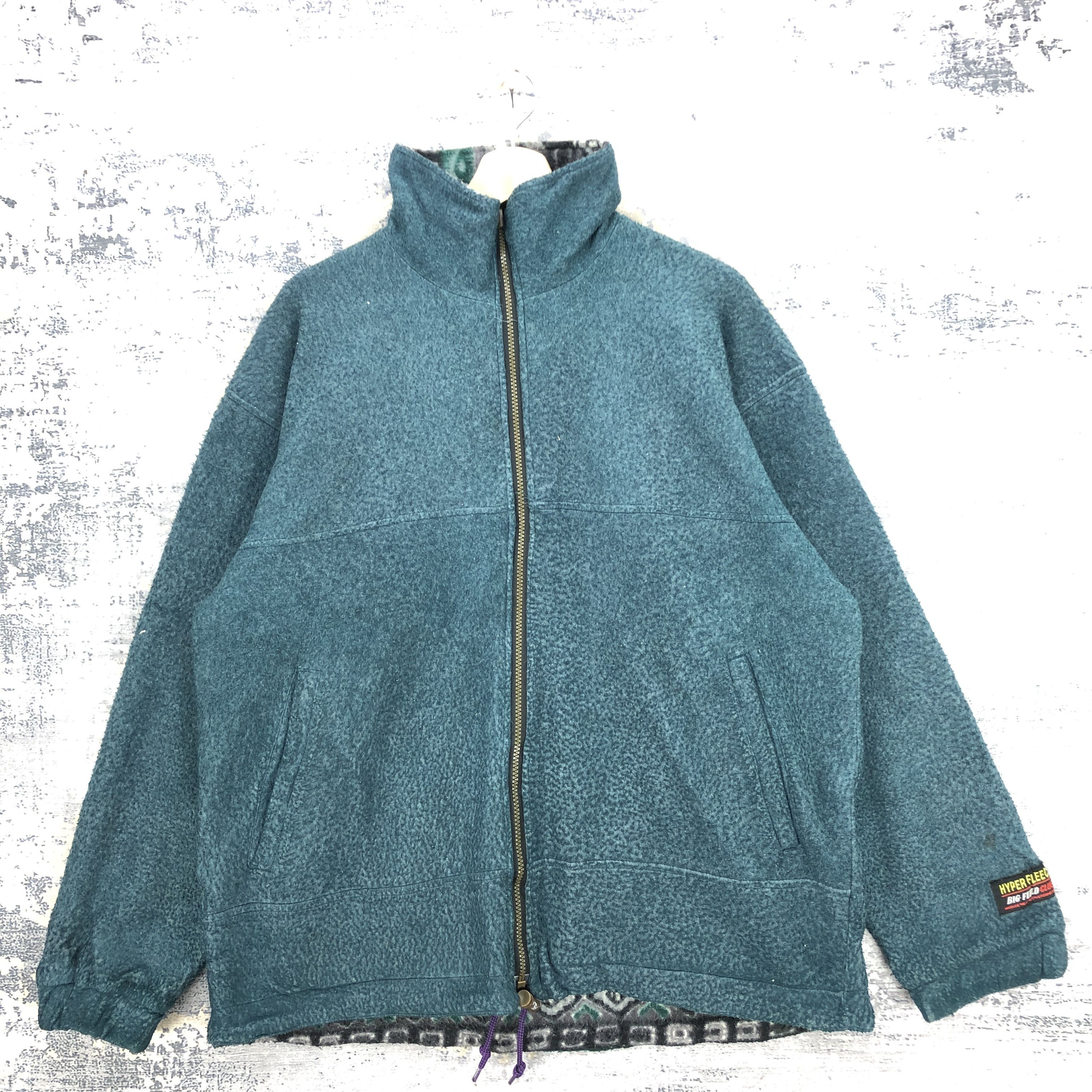 Japanese Brand × Vintage Vintage Big Field Fleece Jacket Outdoor Reversible Jackets Size US L / EU 52-54 / 3 - 1 Thumbnail