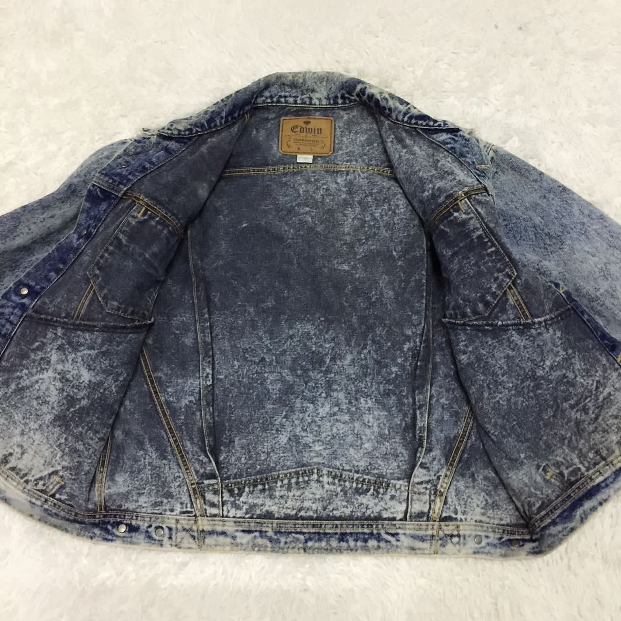 Edwin Vintage EDWIN Made in Japan denim jacket Size US L / EU 52-54 / 3 - 6 Thumbnail