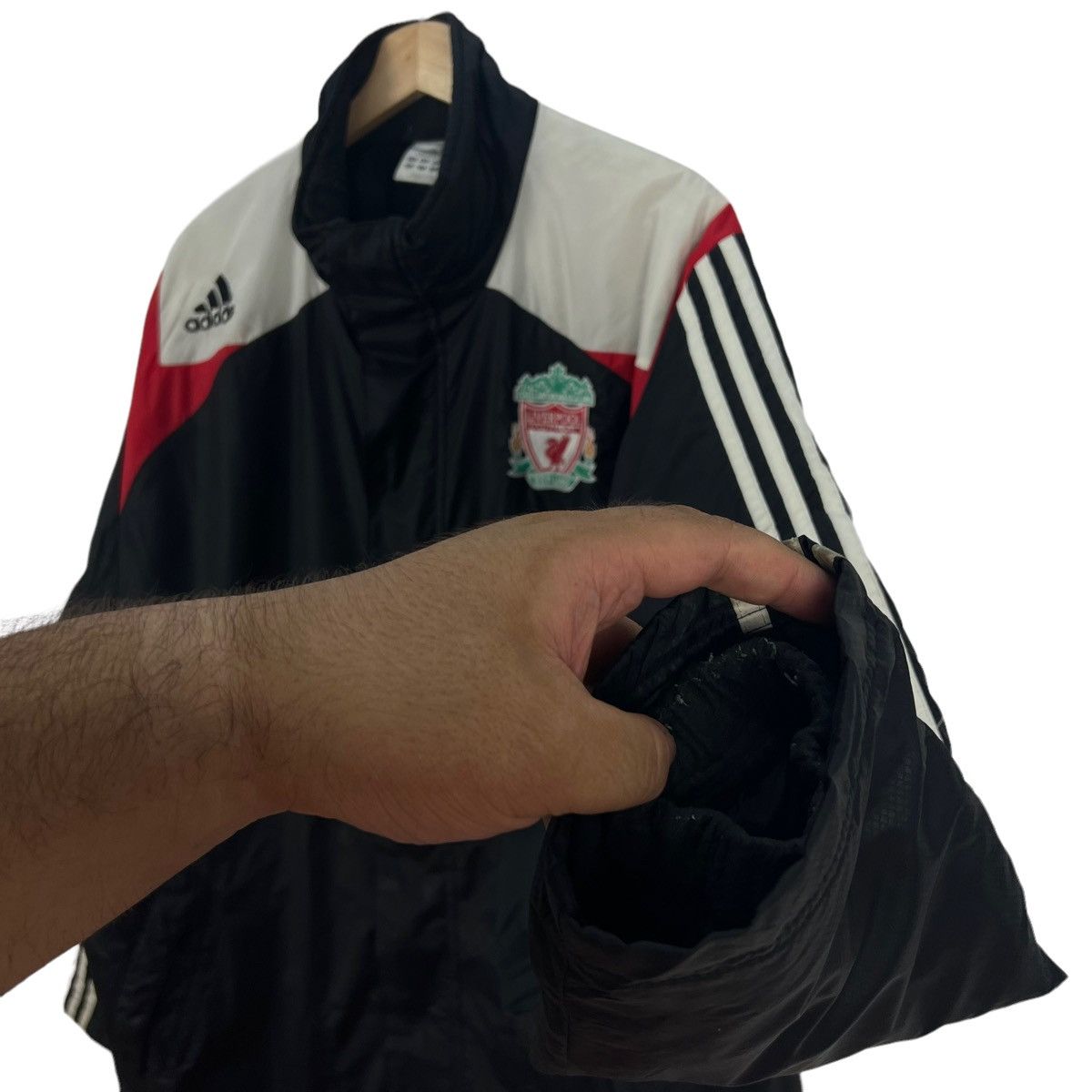 Adidas VINTAGE COACH JACKET ADIDAS LIVERPOOL CARLSBERG BIG LOGO Size US M / EU 48-50 / 2 - 9 Thumbnail