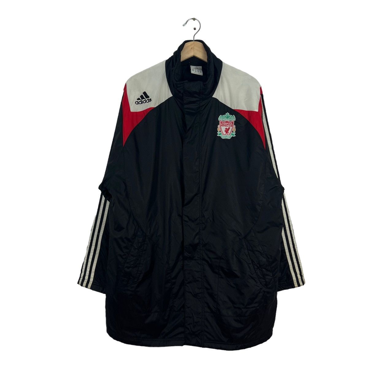 Adidas VINTAGE COACH JACKET ADIDAS LIVERPOOL CARLSBERG BIG LOGO Size US M / EU 48-50 / 2 - 2 Thumbnail
