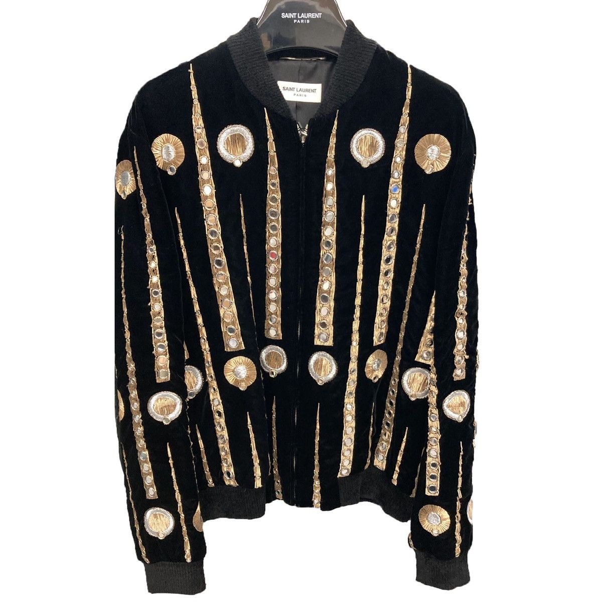 Saint Laurent Paris Saint Laurent Varsity Jacket With Jukebox In Medium Size US M / EU 48-50 / 2 - 2 Thumbnail