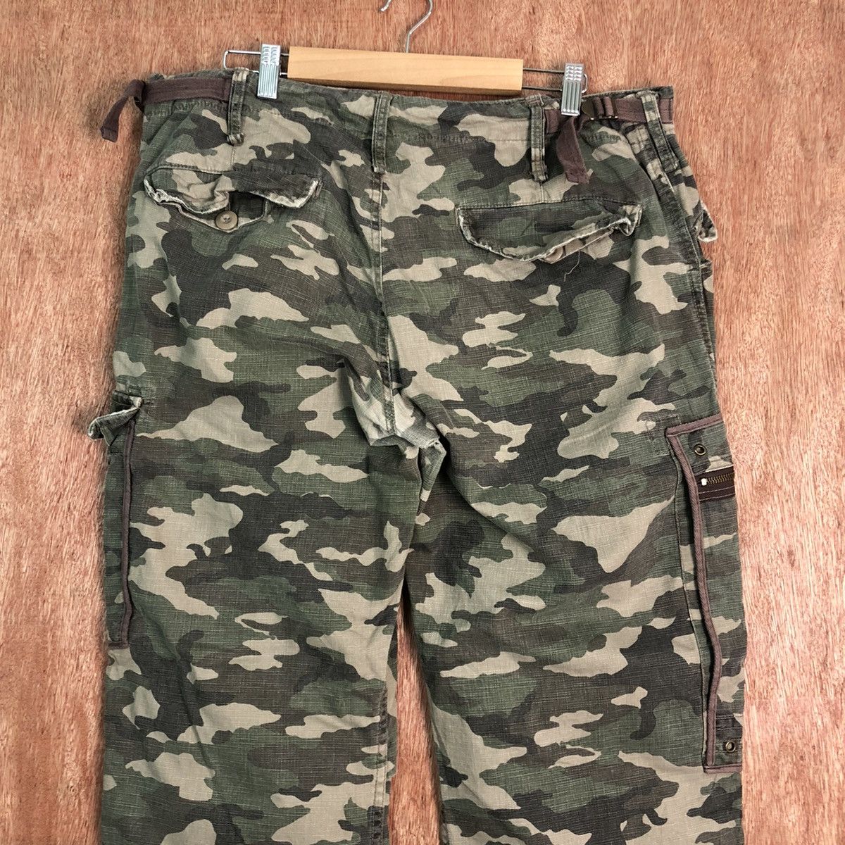 Japanese Brand Rush Hour Camo Multipocket Tactical Cargo Pants #c212 Size US 34 / EU 50 - 8 Thumbnail