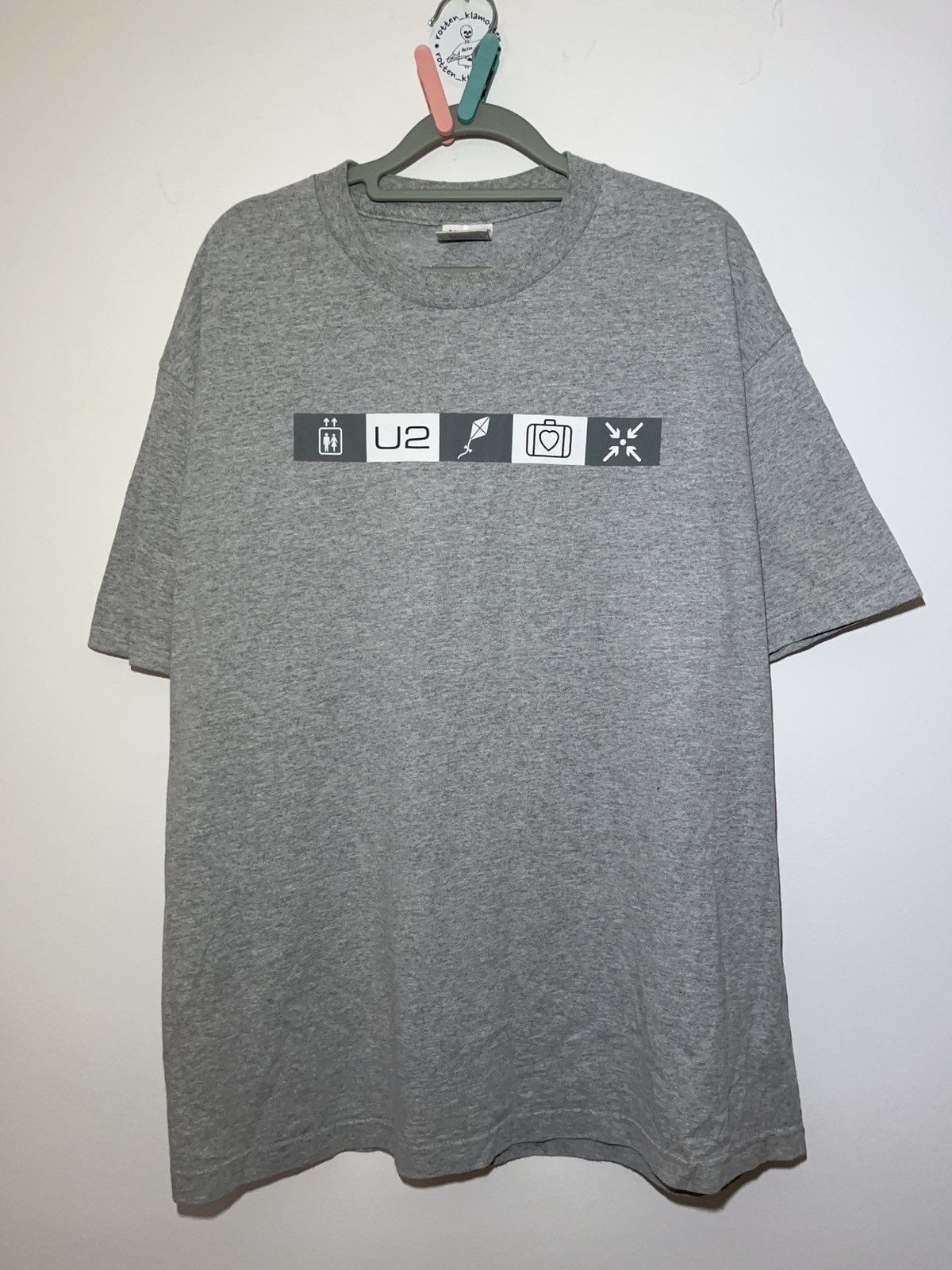 Band Tees × Vintage U2 elevation y2k 00s band t-shirt box logo rock hype grails Size US XL / EU 56 / 4 - 1 Thumbnail