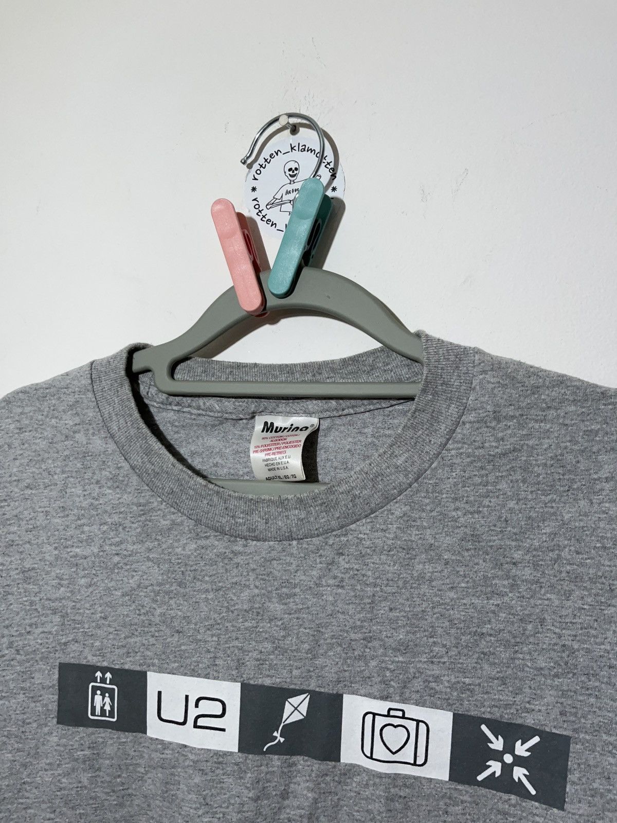 Band Tees × Vintage U2 elevation y2k 00s band t-shirt box logo rock hype grails Size US XL / EU 56 / 4 - 2 Thumbnail