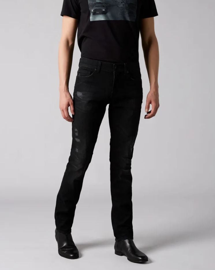 7 For All Mankind 7 For All Mankind Rodez Distressed Ronnie The Skinny Jeans Size US 31 - 2 Thumbnail