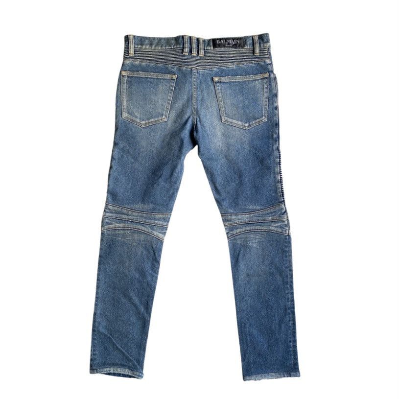 Balmain SS14 Biker Denim Size US 29 - 3 Thumbnail