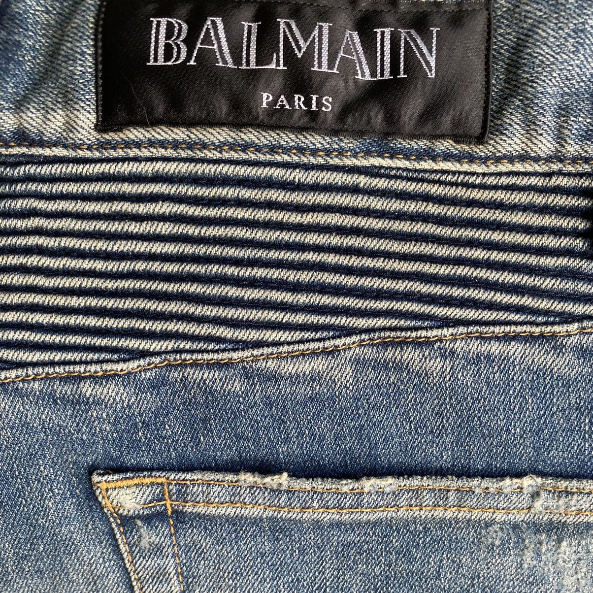 Balmain SS14 Biker Denim Size US 29 - 6 Thumbnail